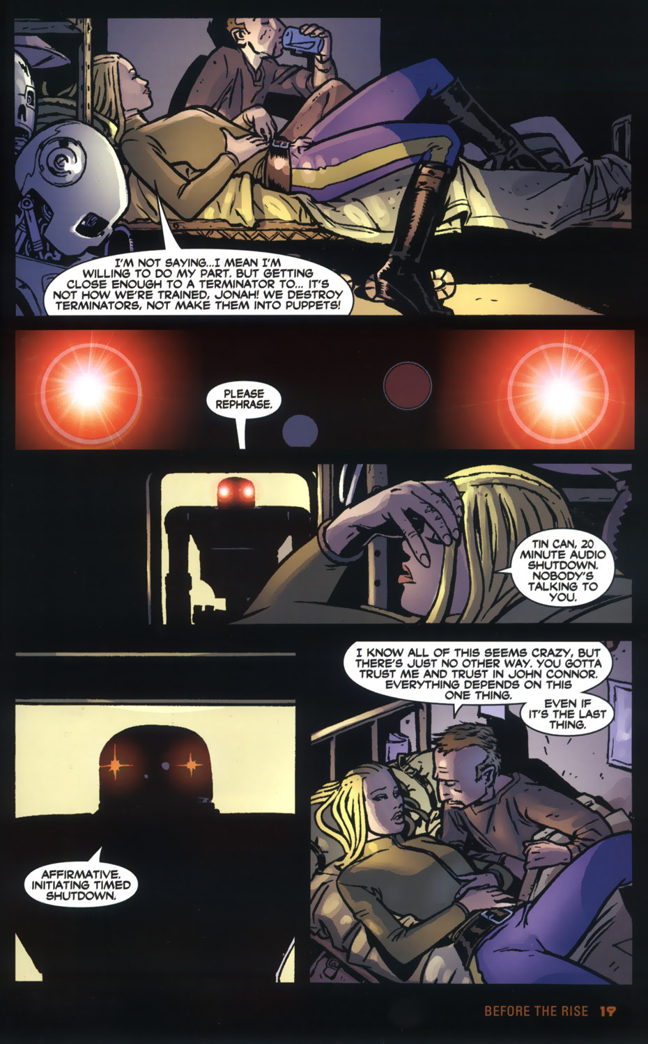 Read online Terminator 3 comic -  Issue #1 - 19