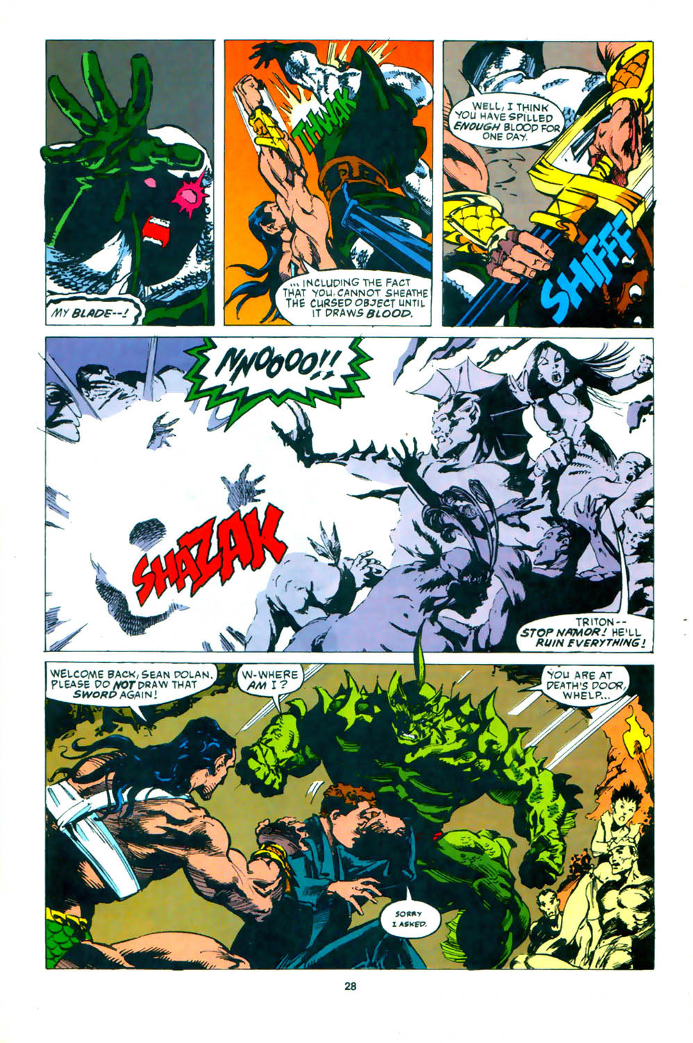Namor, The Sub-Mariner Issue #62 #66 - English 21