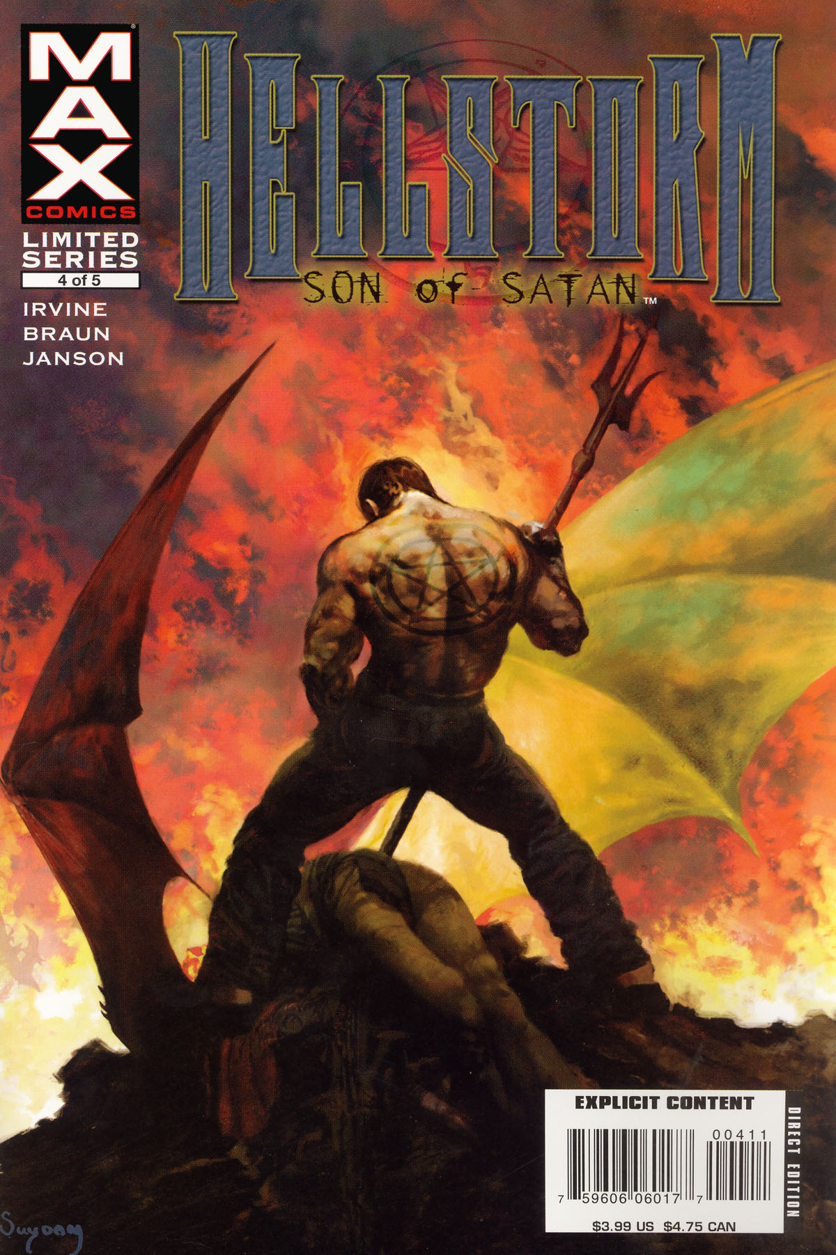 Read online Hellstorm: Son of Satan comic -  Issue #4 - 1