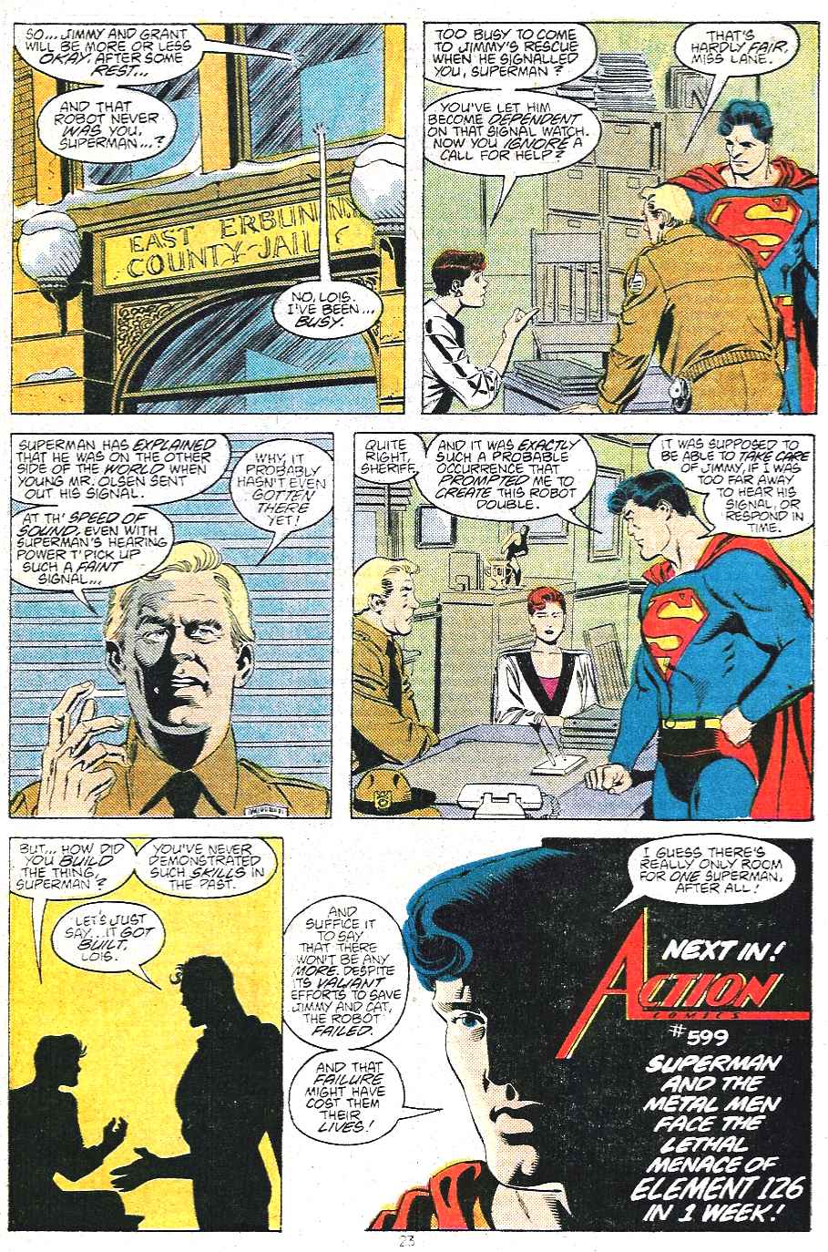 Read online Adventures of Superman (1987) comic -  Issue #439 - 24
