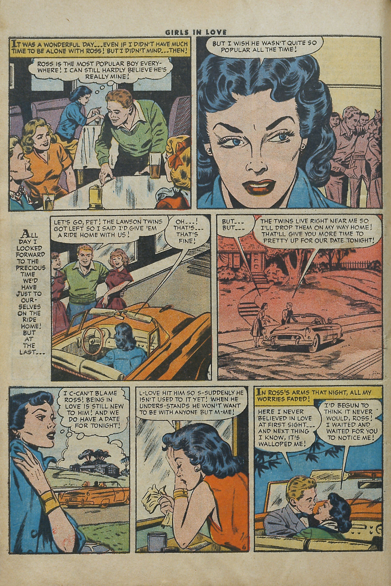 Read online Girls in Love (1955) comic -  Issue #53 - 8