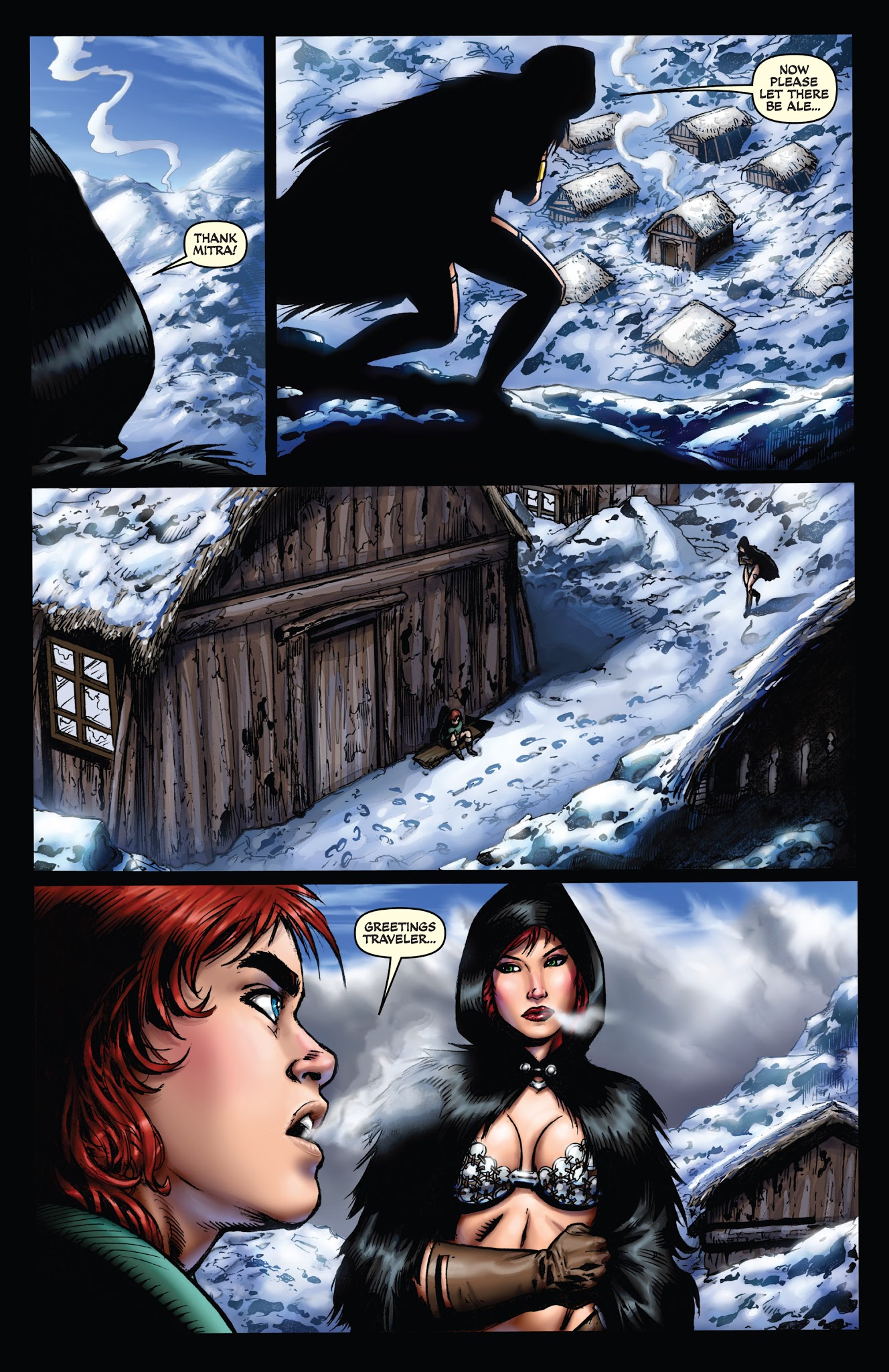 Read online Red Sonja: Wrath of the Gods comic -  Issue #1 - 4