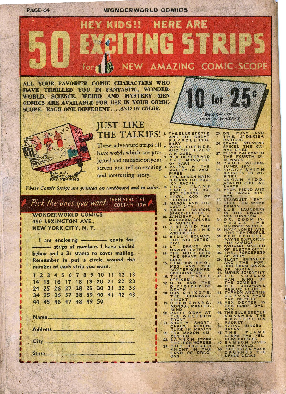 Read online Wonderworld Comics comic -  Issue #14 - 66