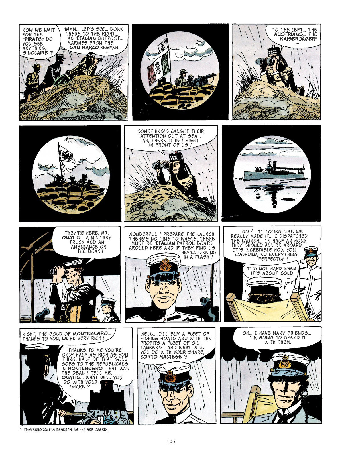 Read online Corto Maltese comic -  Issue # TPB 6 - 99