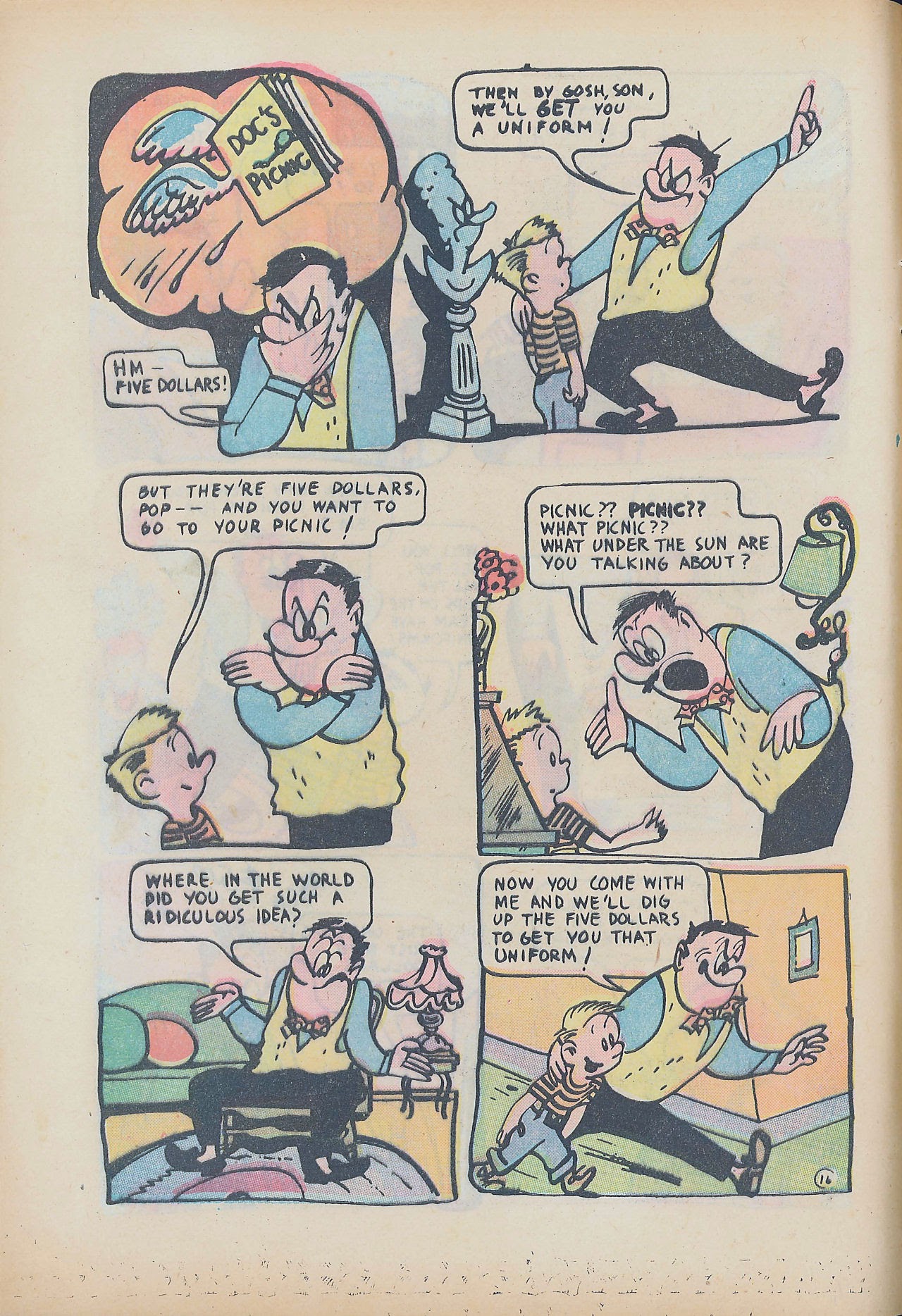 Read online Milt Gross Funnies comic -  Issue #1 - 18