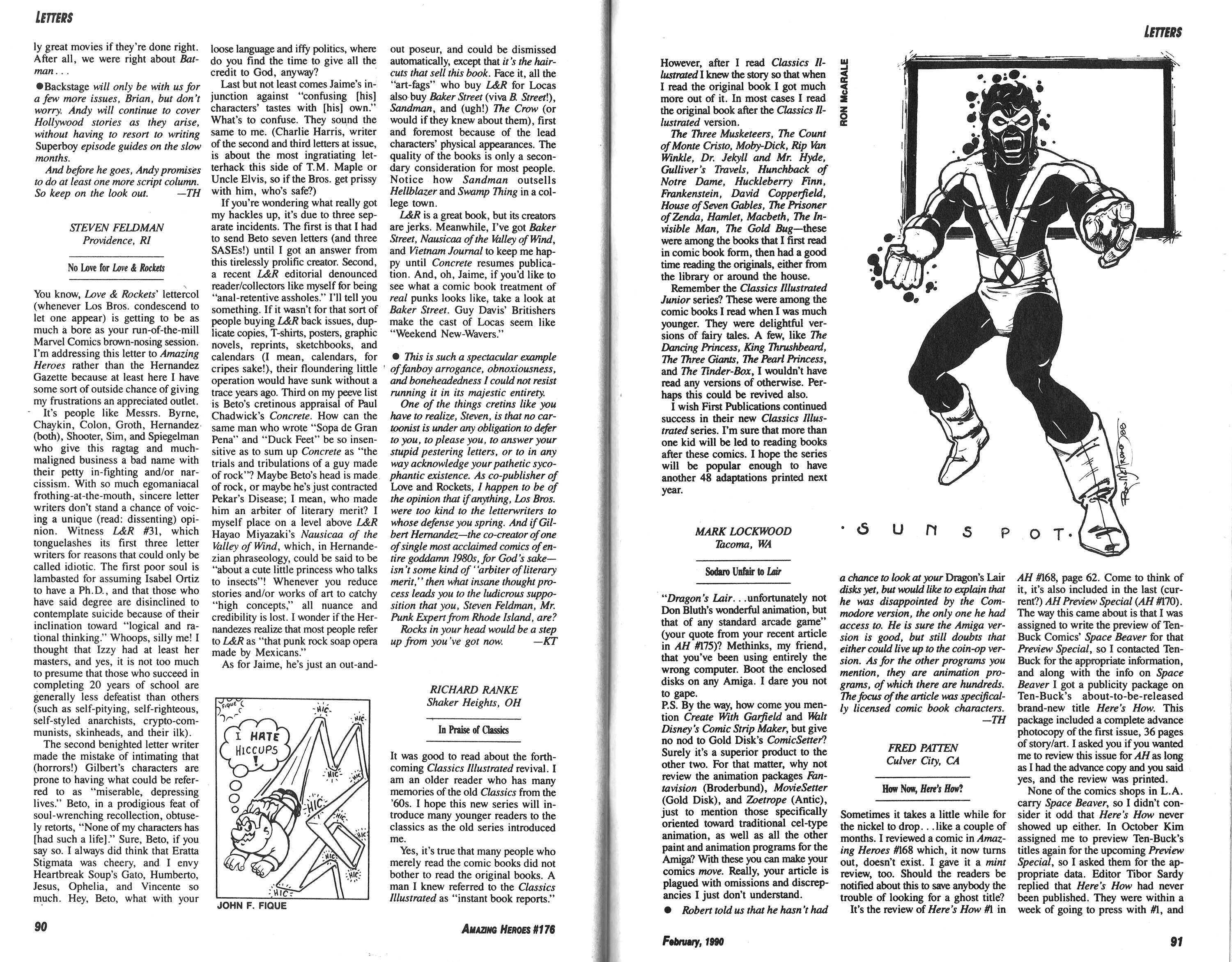 Read online Amazing Heroes comic -  Issue #176 - 46