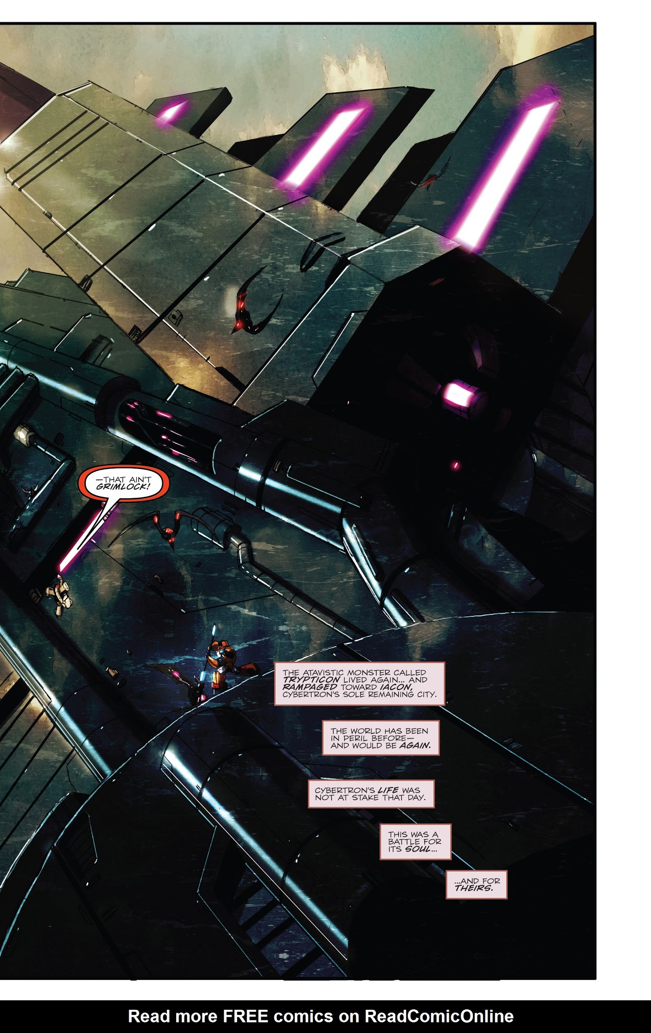 Read online The Transformers: Redemption of the Dinobots comic -  Issue # TPB - 101