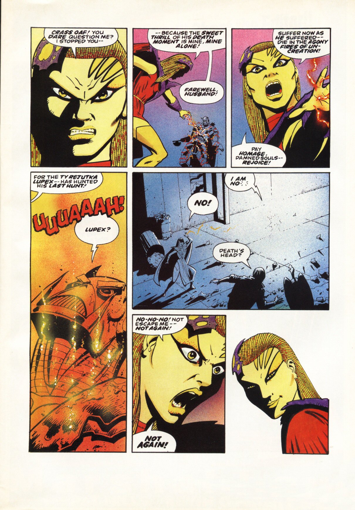 Read online Marvel Graphic Novel comic -  Issue #2 Death's Head - The Body In Question - 36