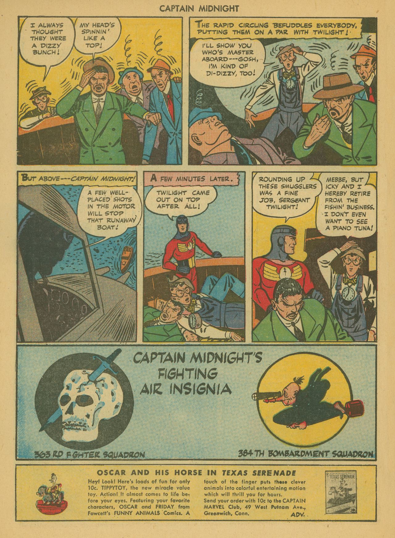 Read online Captain Midnight (1942) comic -  Issue #36 - 22