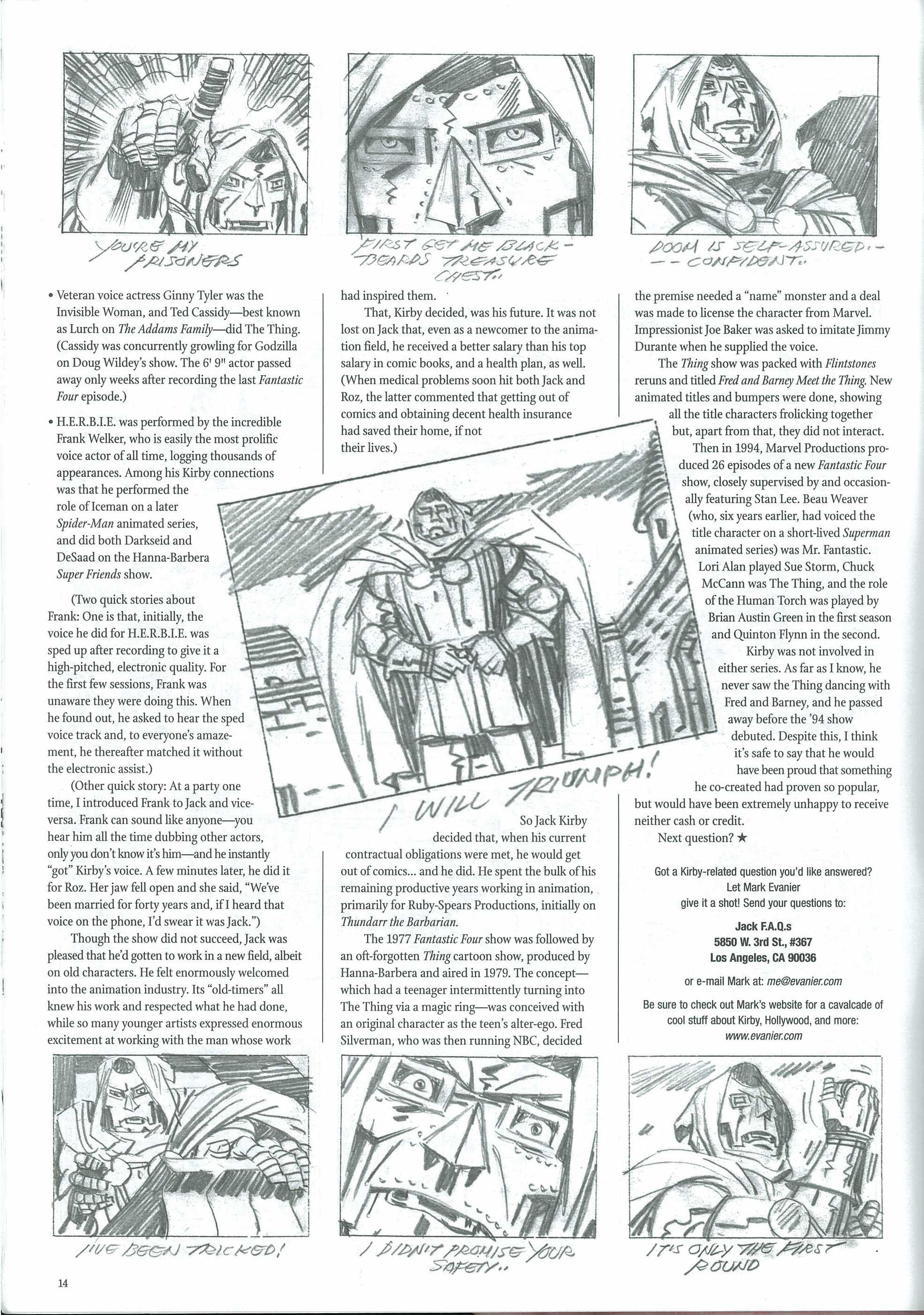 Read online The Jack Kirby Collector comic -  Issue #33 - 16