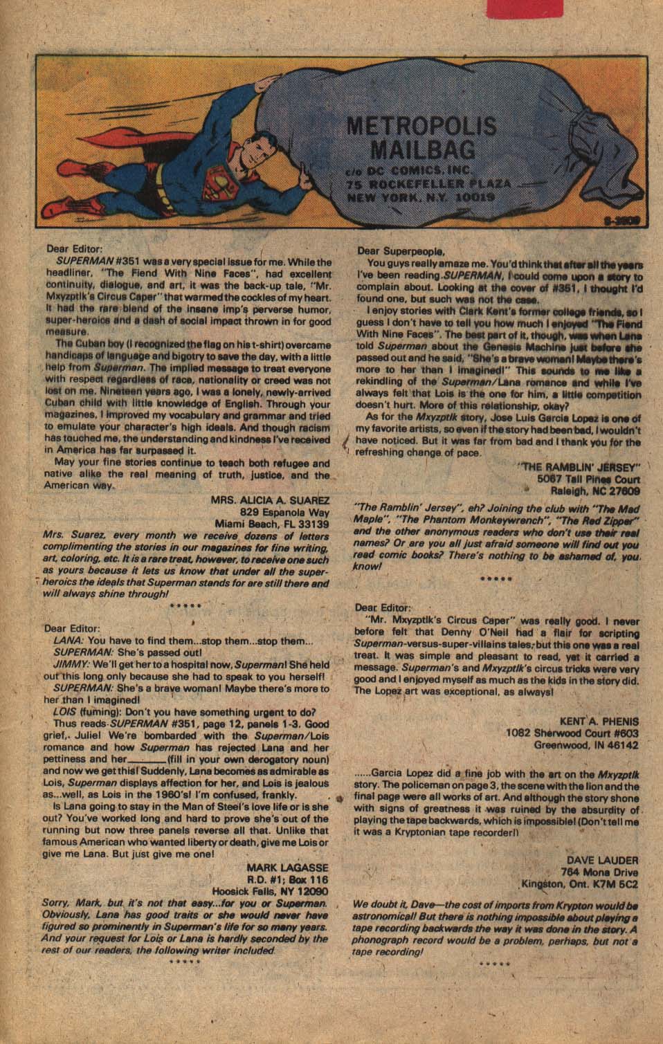 Read online Superman (1939) comic -  Issue #356 - 32