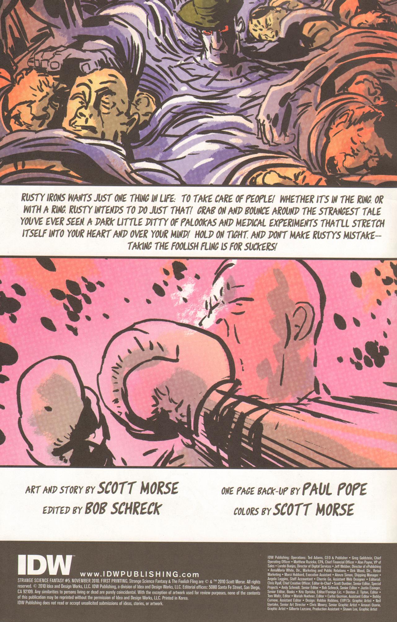 Read online Strange Science Fantasy comic -  Issue #5 - 2