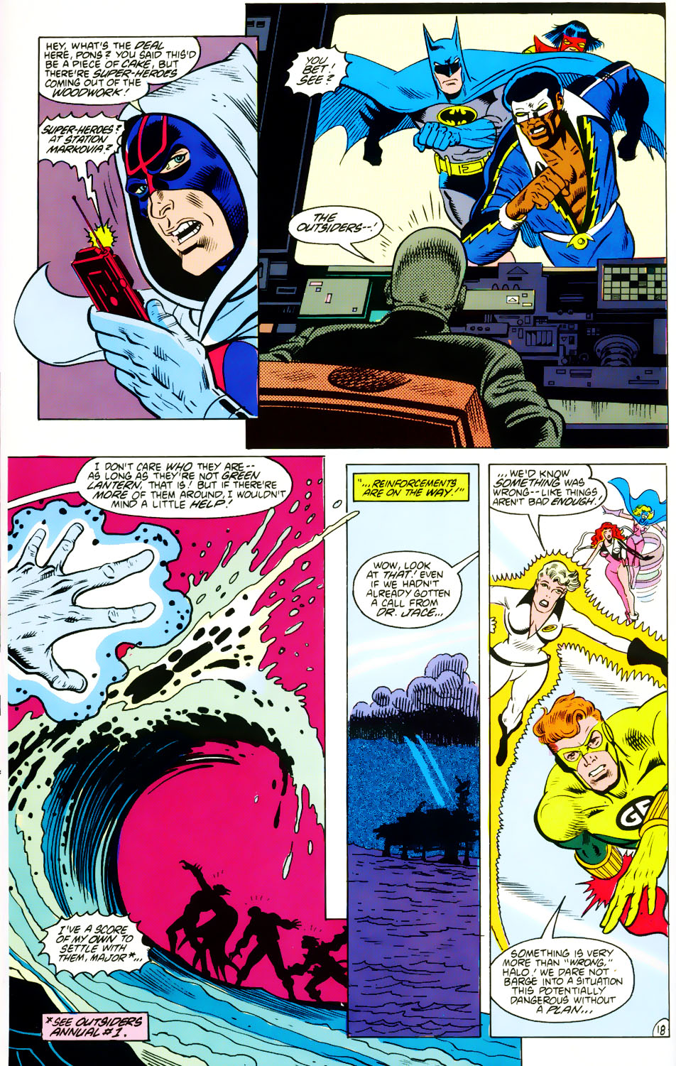 Read online The Outsiders (1985) comic -  Issue #25 - 19