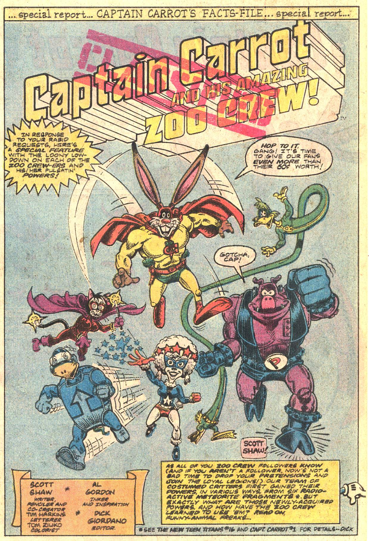 Read online Captain Carrot and His Amazing Zoo Crew! comic -  Issue #7 - 21