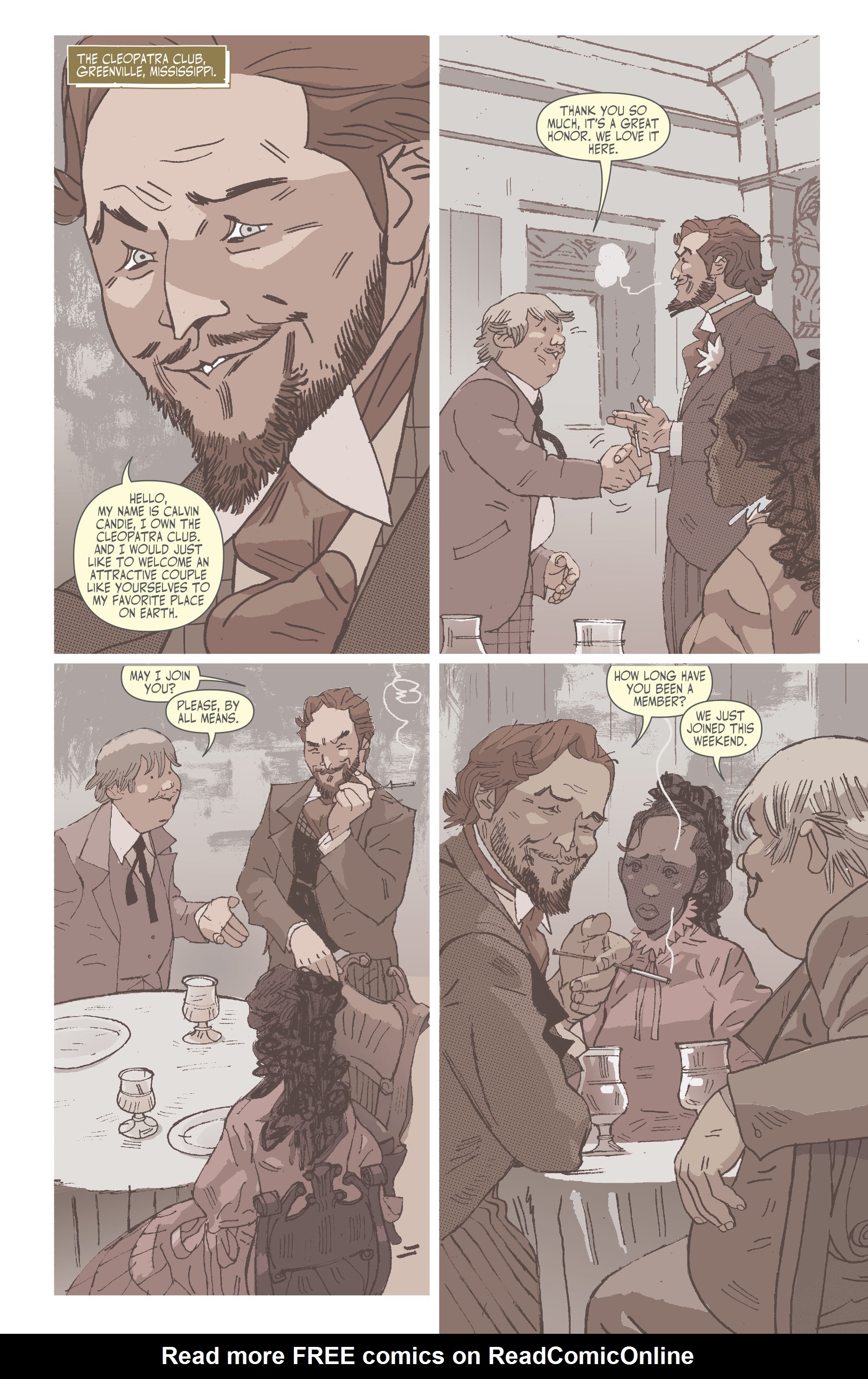 Read online Django Unchained comic -  Issue #4 - 2