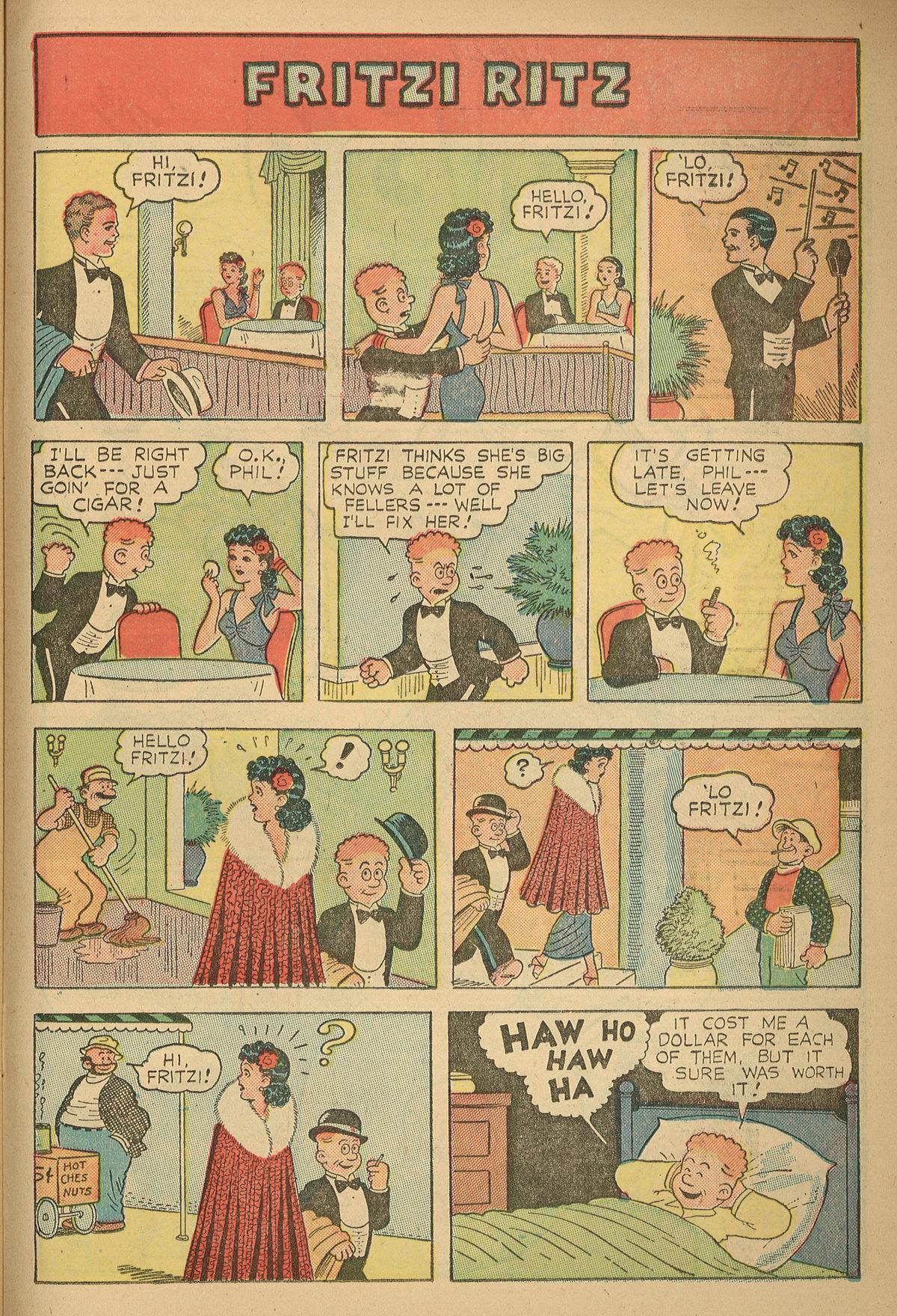Read online Fritzi Ritz (1948) comic -  Issue #4 - 23