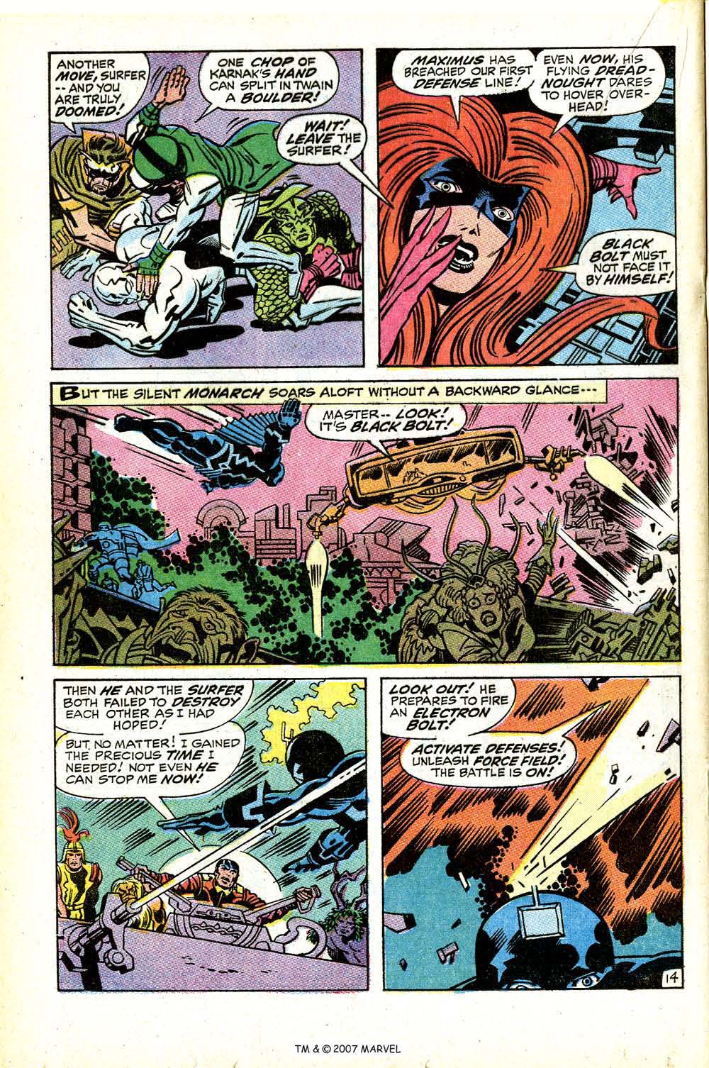 Read online Silver Surfer (1968) comic -  Issue #18 - 20