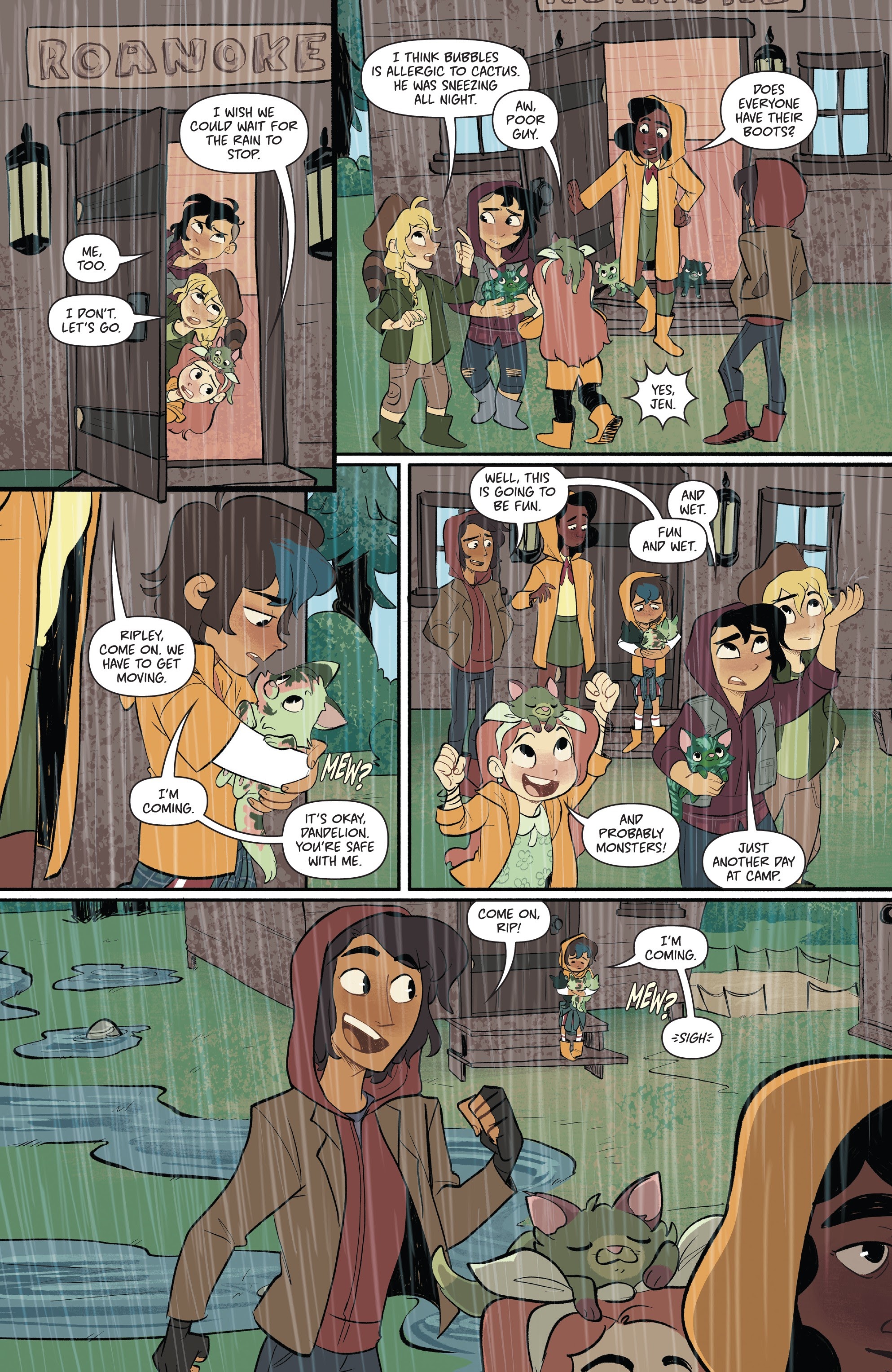 Read online Lumberjanes: Somewhere That's Green comic -  Issue # Full - 11