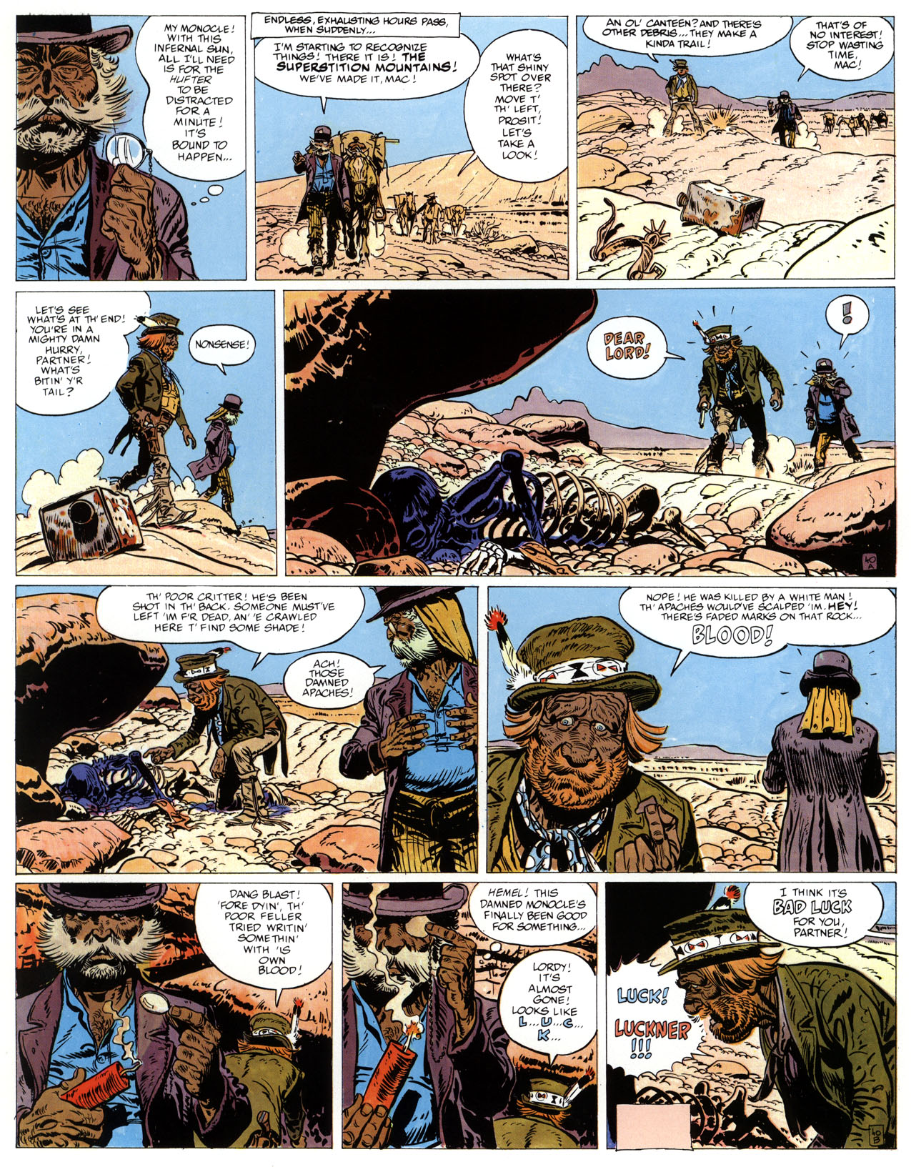 Read online Epic Graphic Novel: Marshal Blueberry comic -  Issue # TPB - 44
