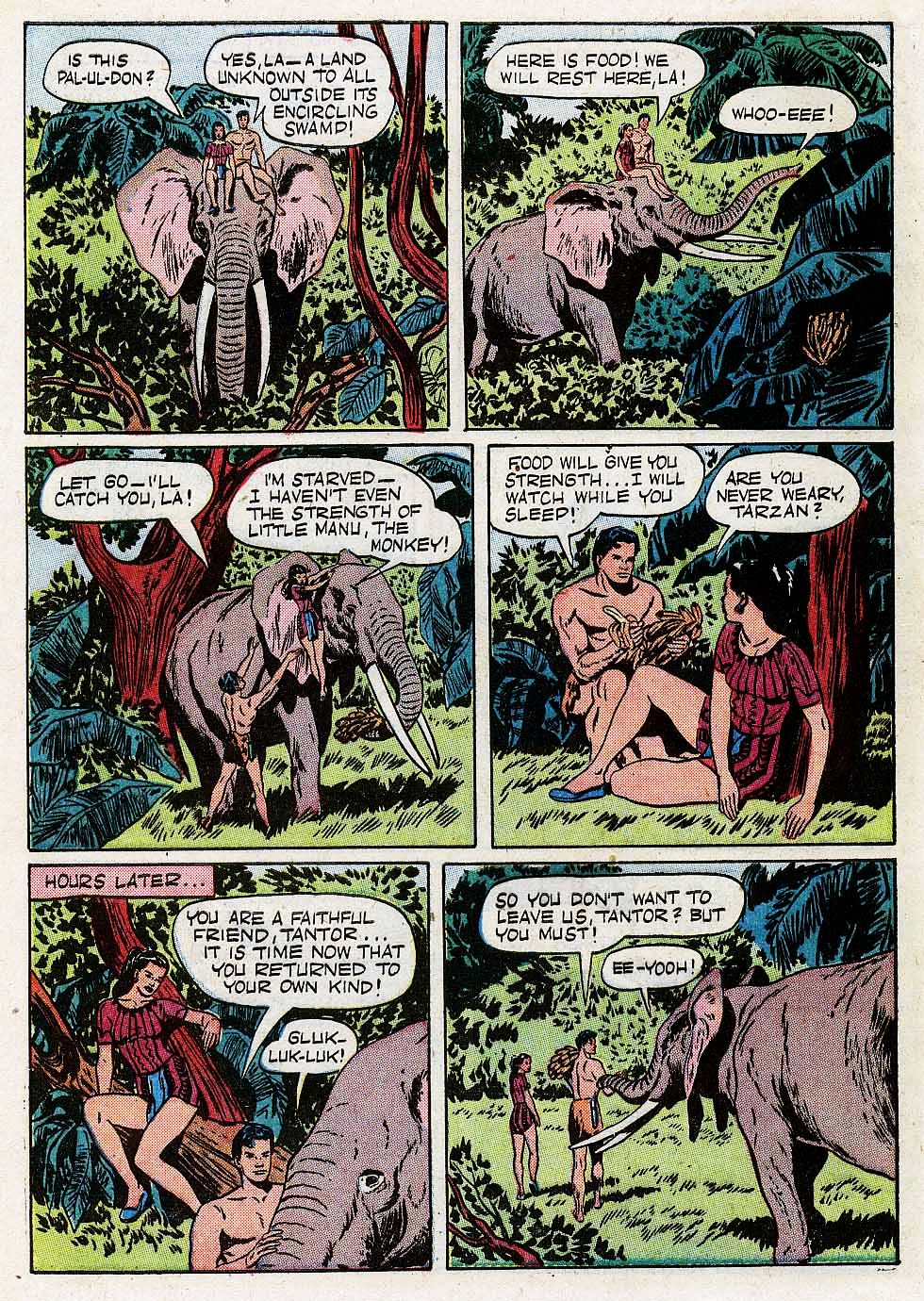 Read online Tarzan (1948) comic -  Issue #15 - 8