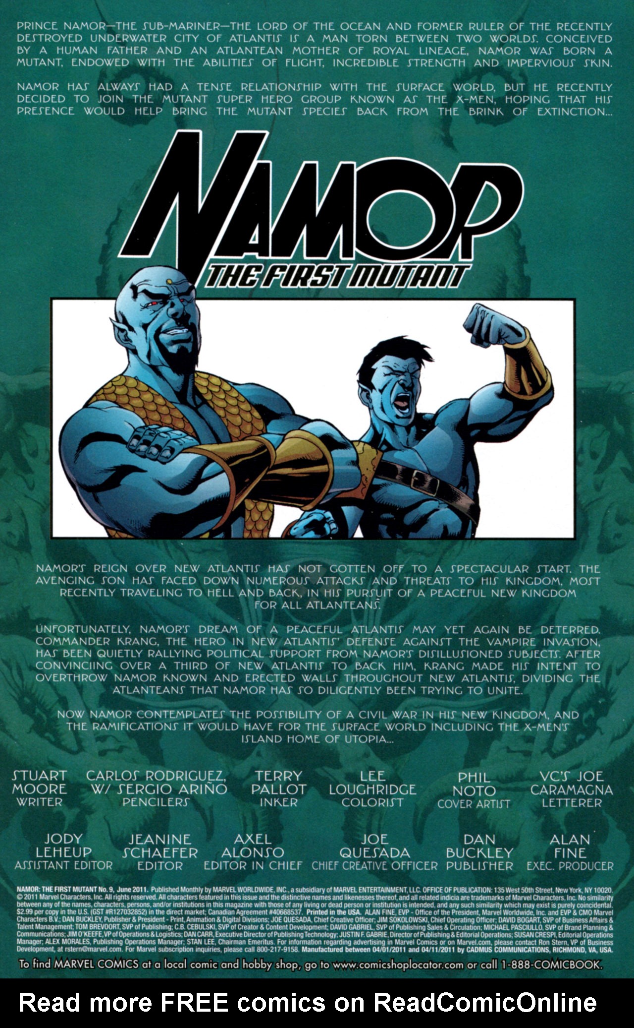 Read online Namor: The First Mutant comic -  Issue #9 - 2