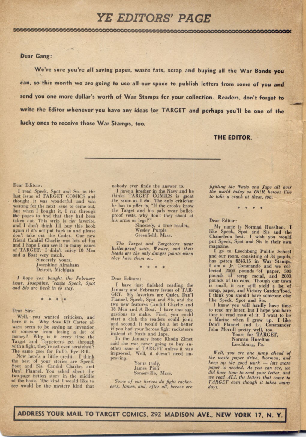 Read online Target Comics comic -  Issue #49 - 2