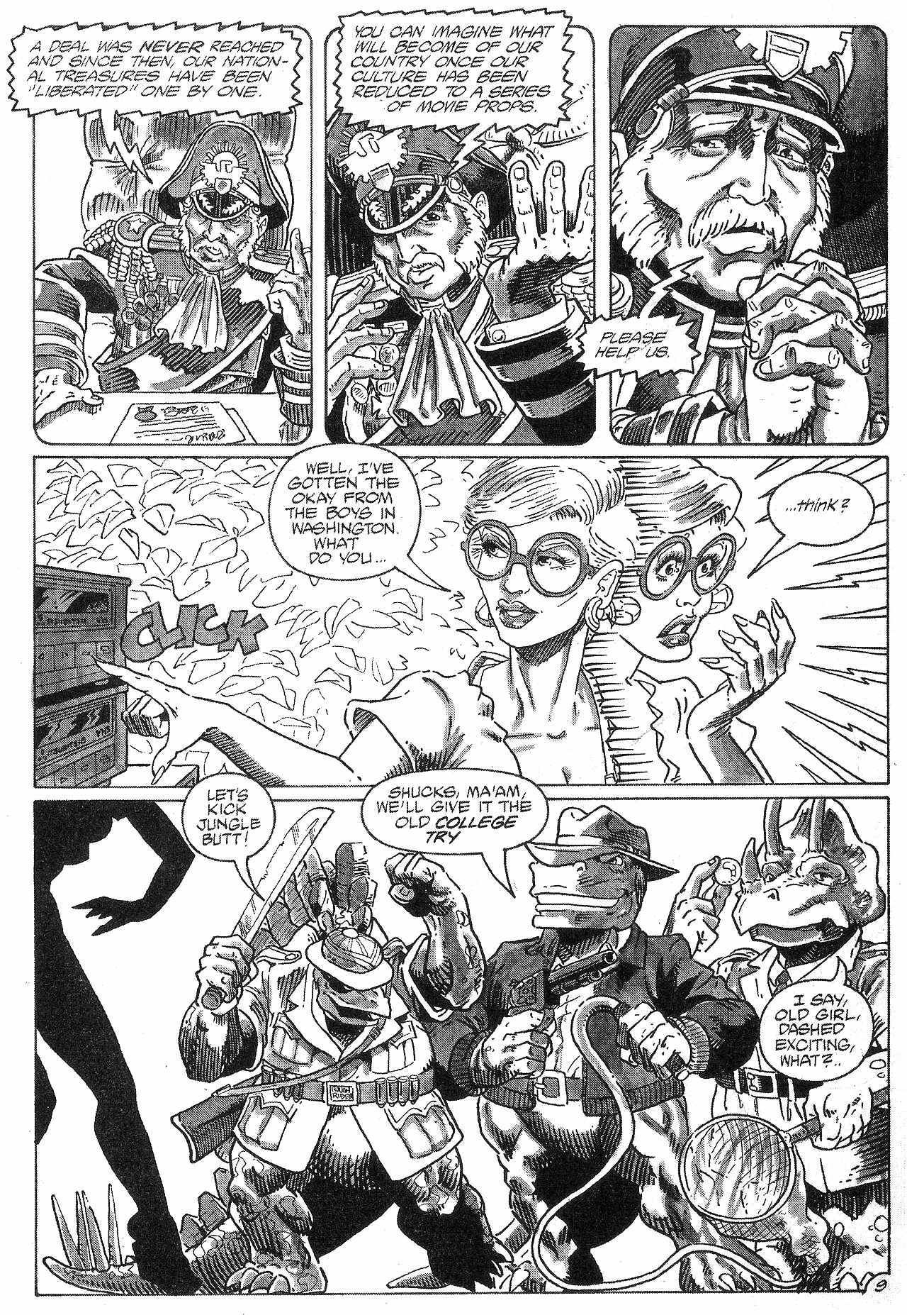 Read online Dinosaurs For Hire (1988) comic -  Issue #7 - 10