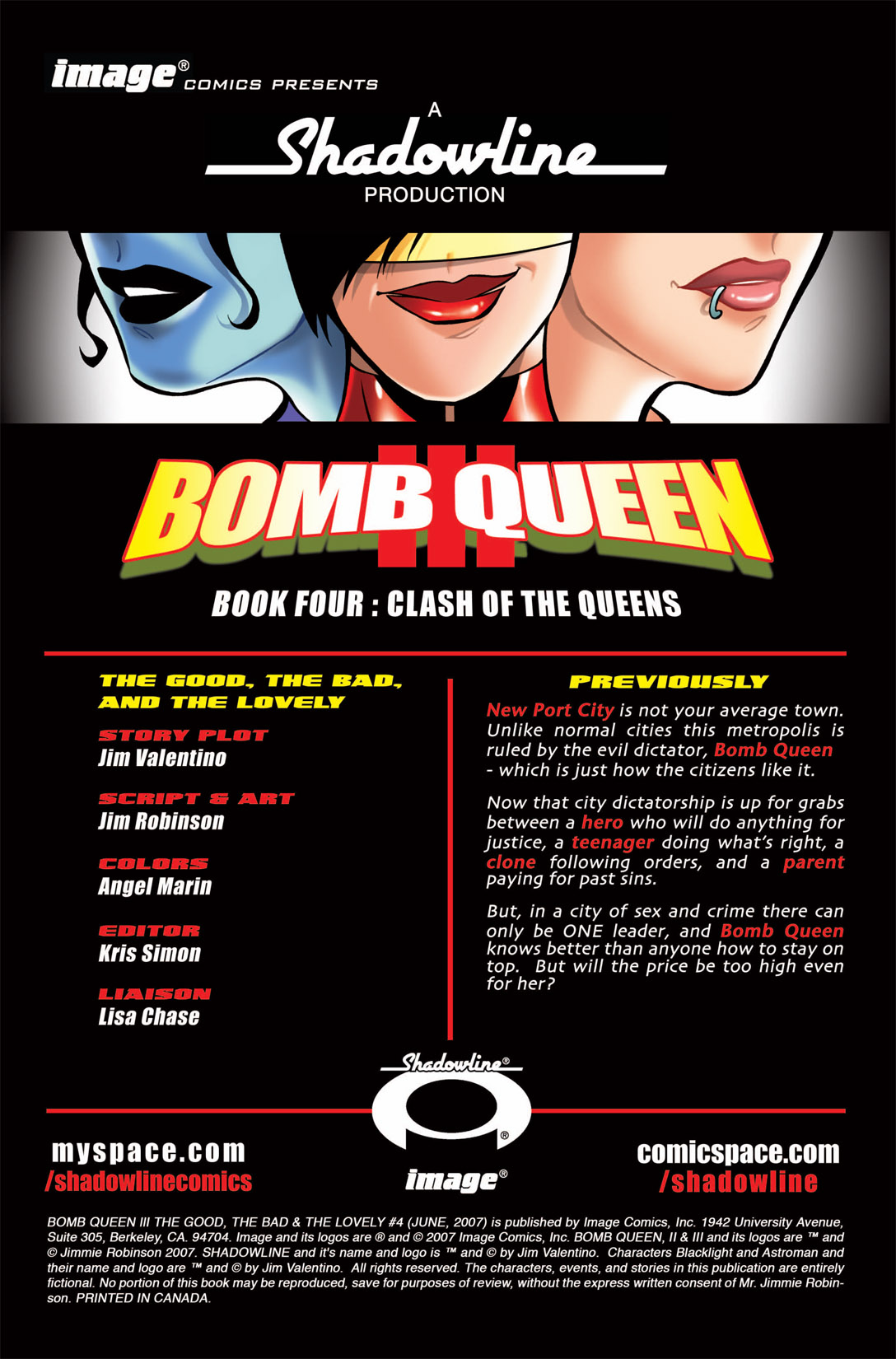 Read online Bomb Queen III: The Good, The Bad & The Lovely comic -  Issue #4 - 2