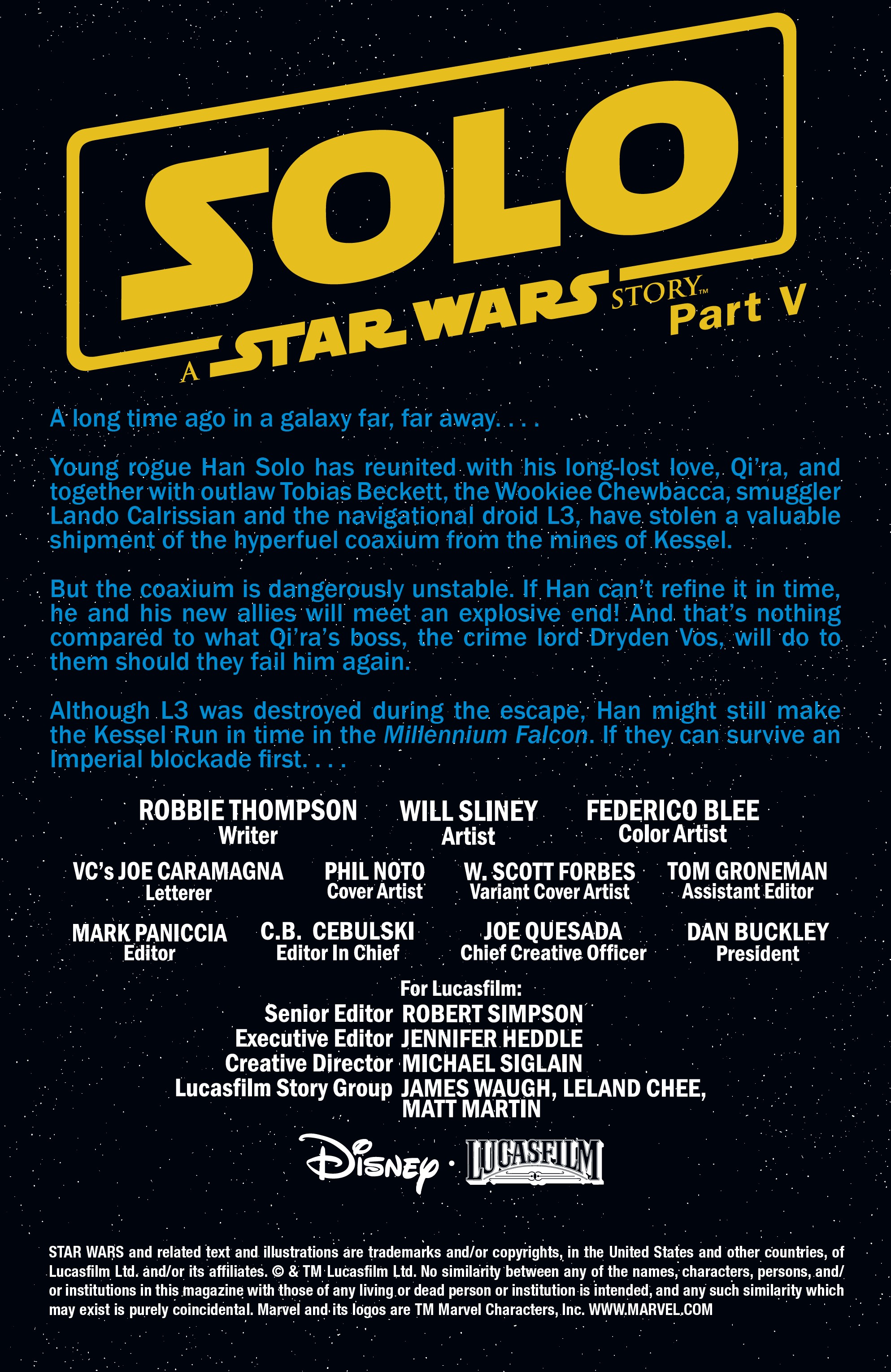 Read online Solo: A Star Wars Story Adaptation comic -  Issue #5 - 2