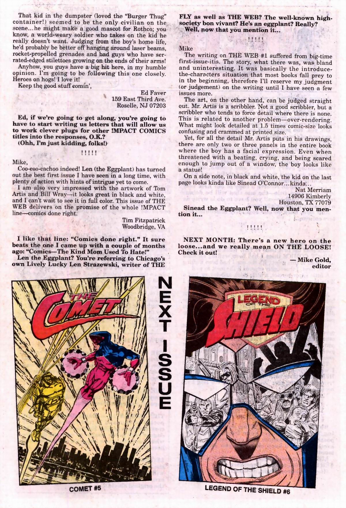 Read online The Web (1991) comic -  Issue #3 - 25