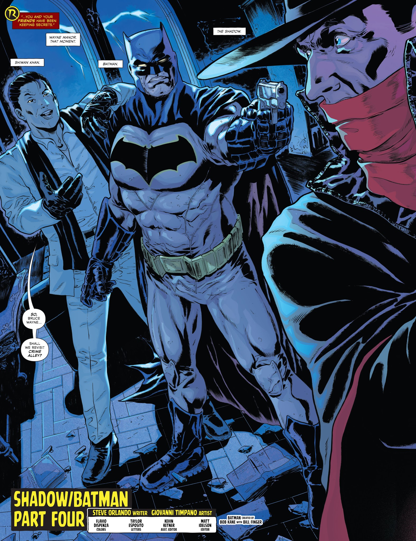 Read online The Shadow/Batman comic -  Issue #4 - 10