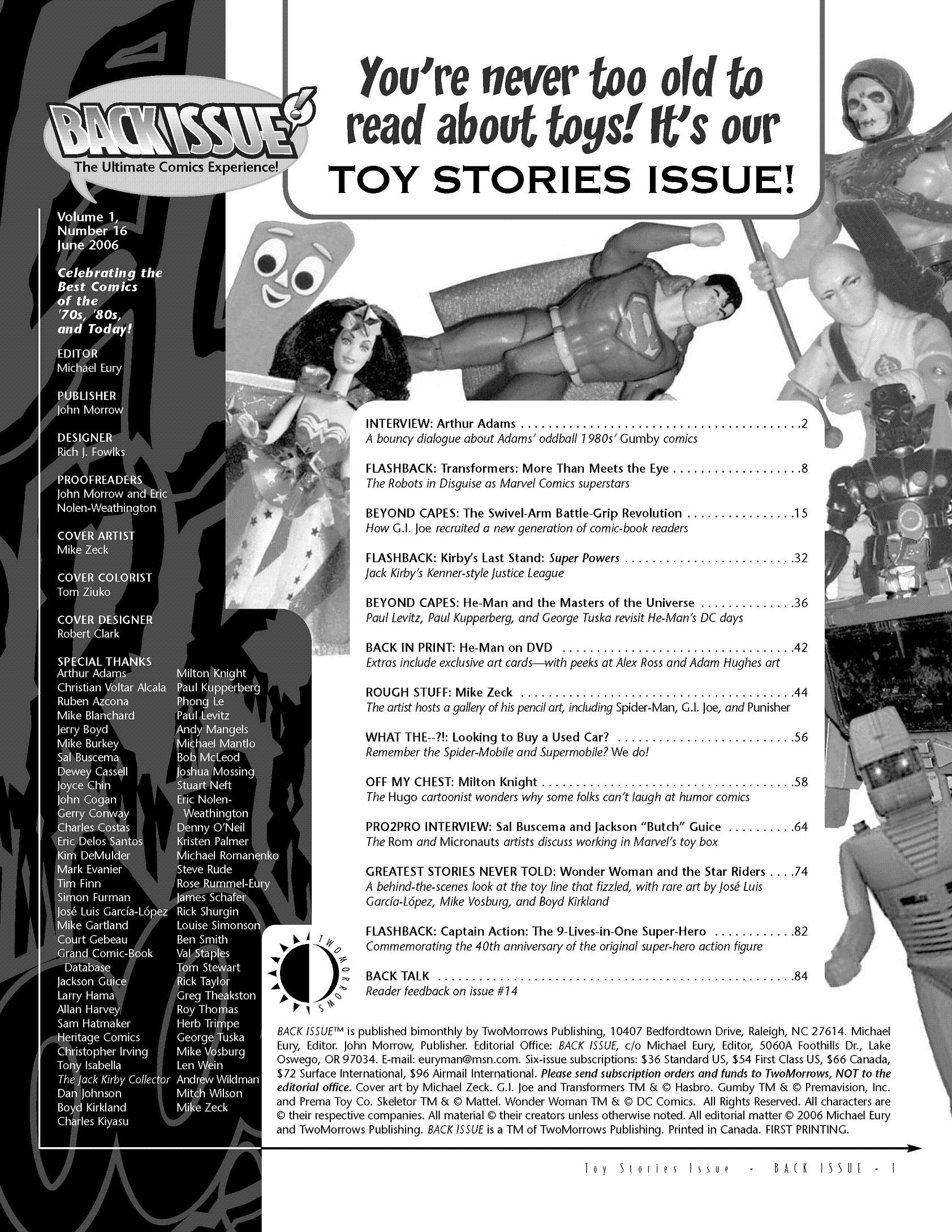 Read online Back Issue comic -  Issue #16 - 2