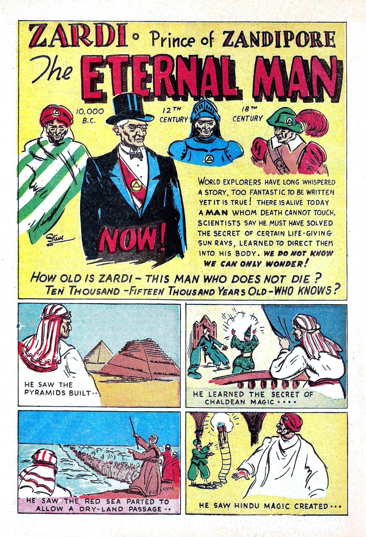 Read online Amazing Man Comics comic -  Issue #11 - 38