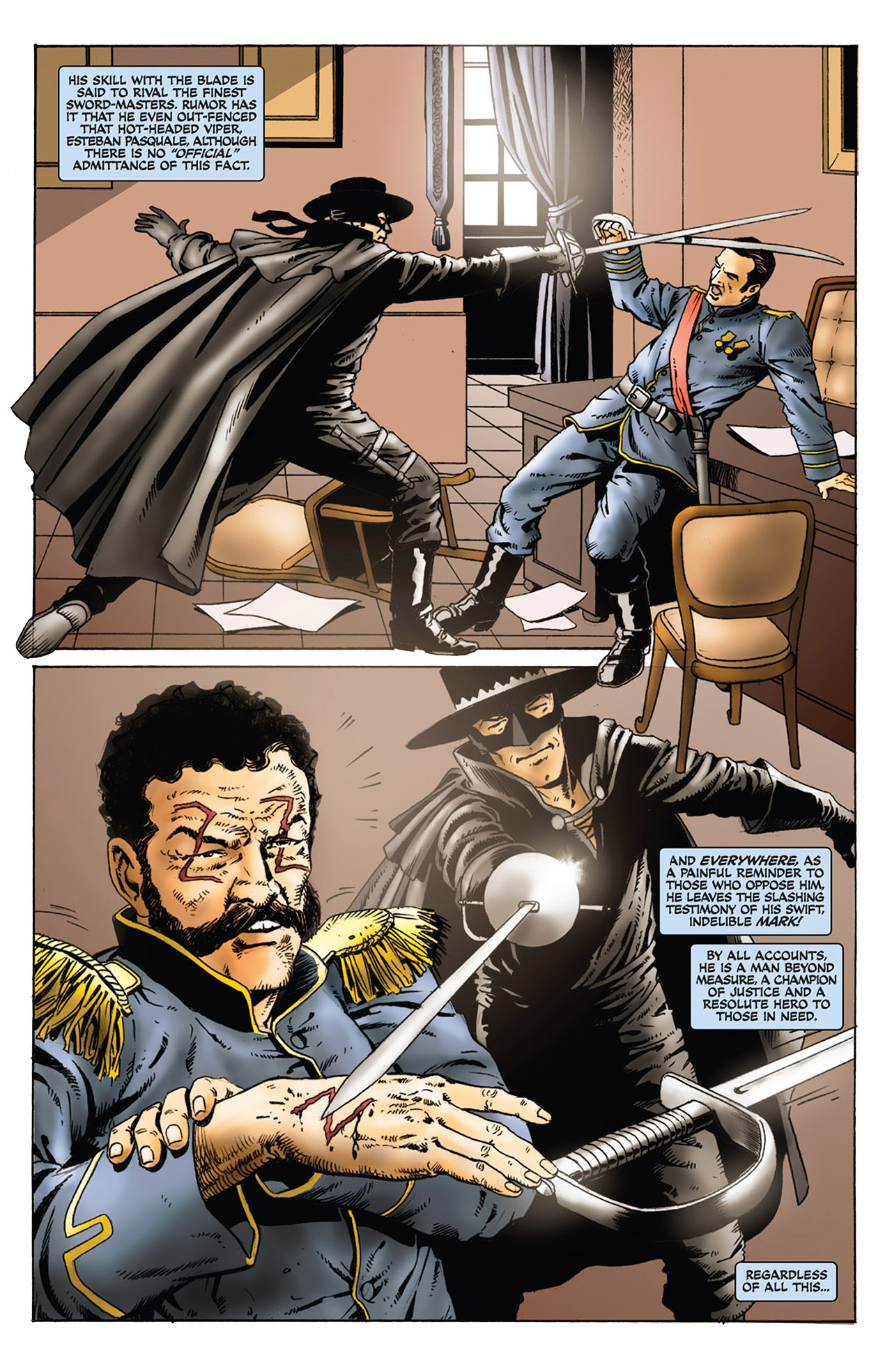 Read online Zorro Rides Again comic -  Issue #3 - 5