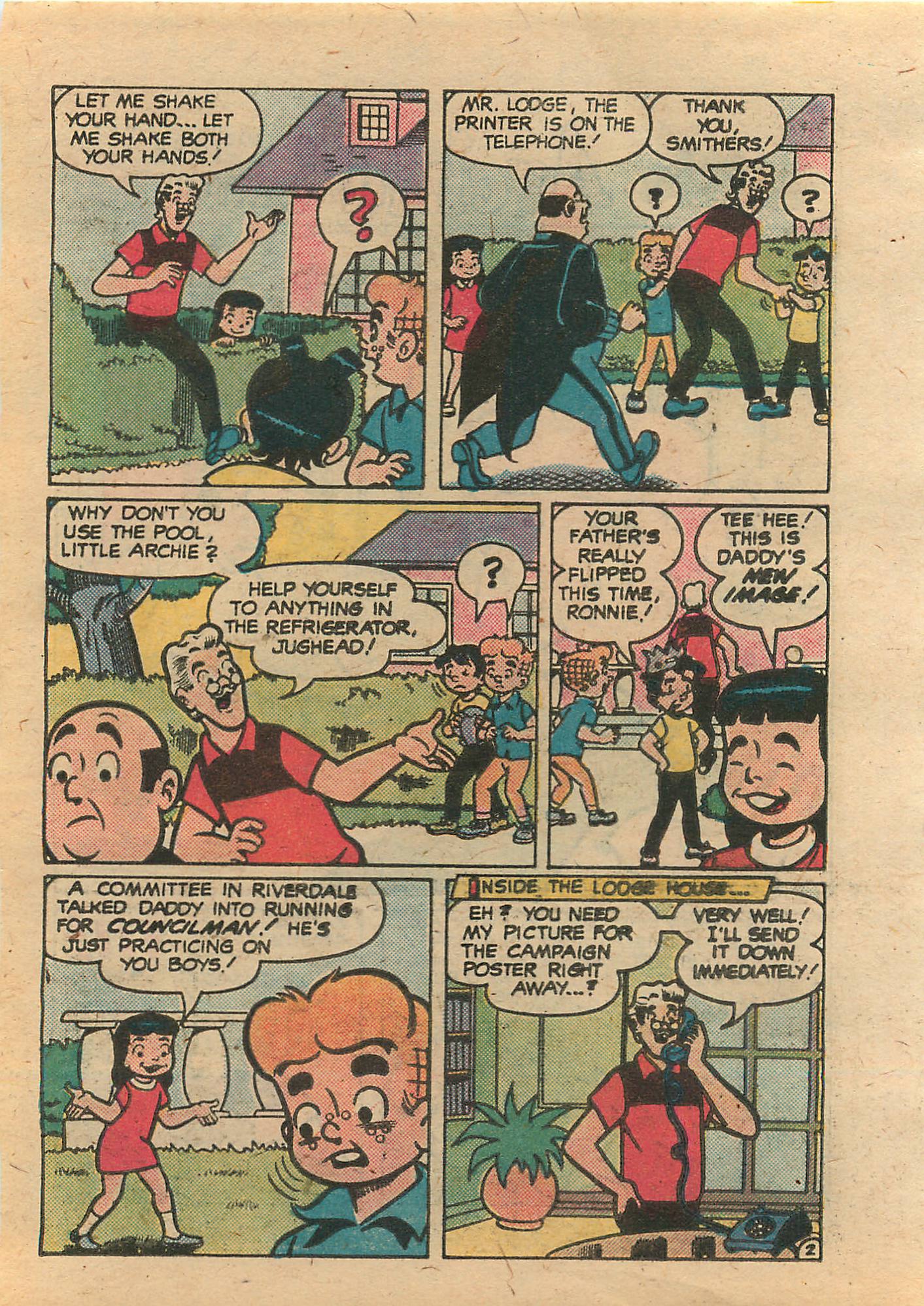 Read online Little Archie Comics Digest Magazine comic -  Issue #6 - 61