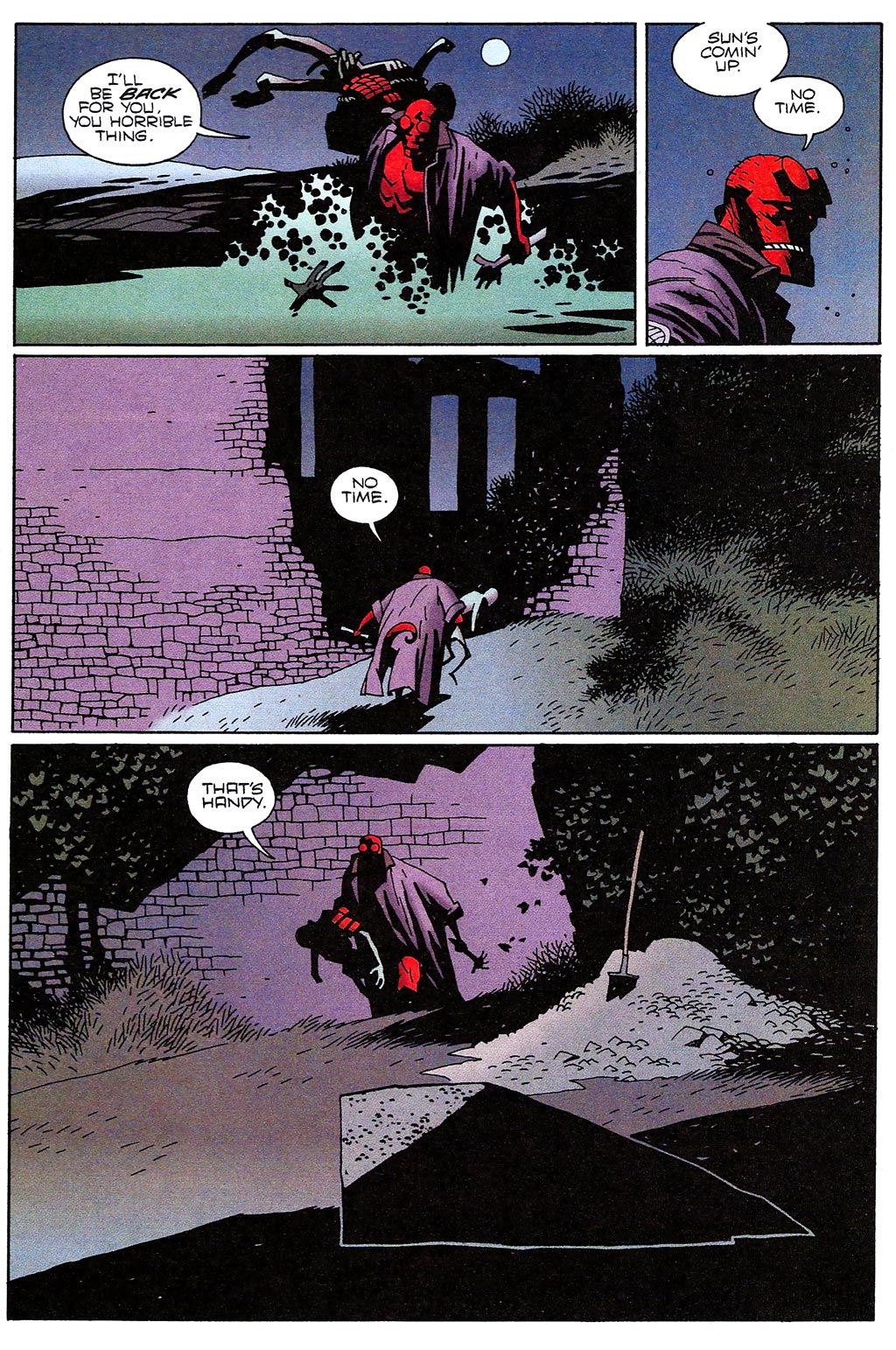 Read online Hellboy: The Corpse and the Iron Shoes comic -  Issue # Full - 25