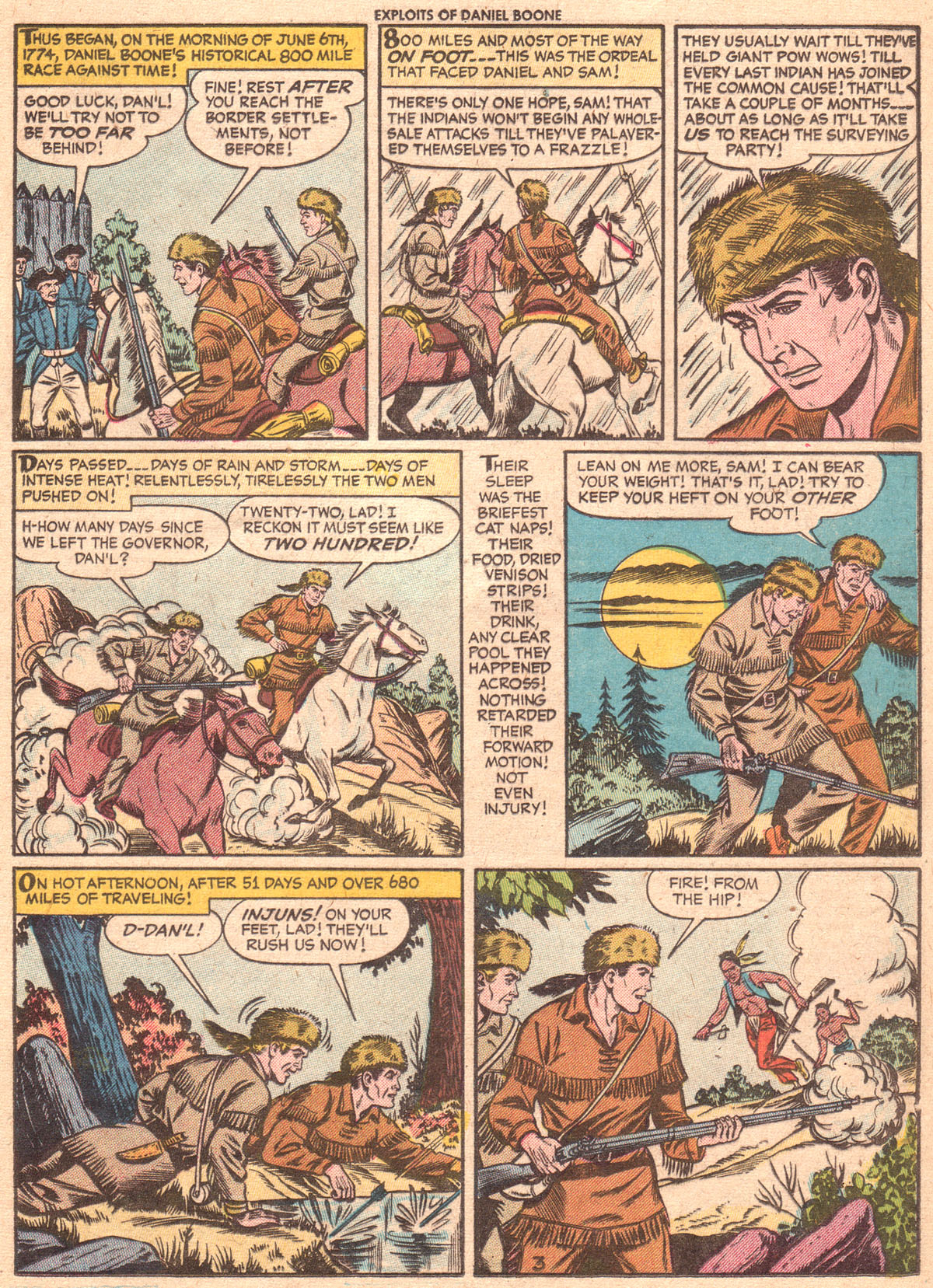Read online Exploits of Daniel Boone comic -  Issue #5 - 21