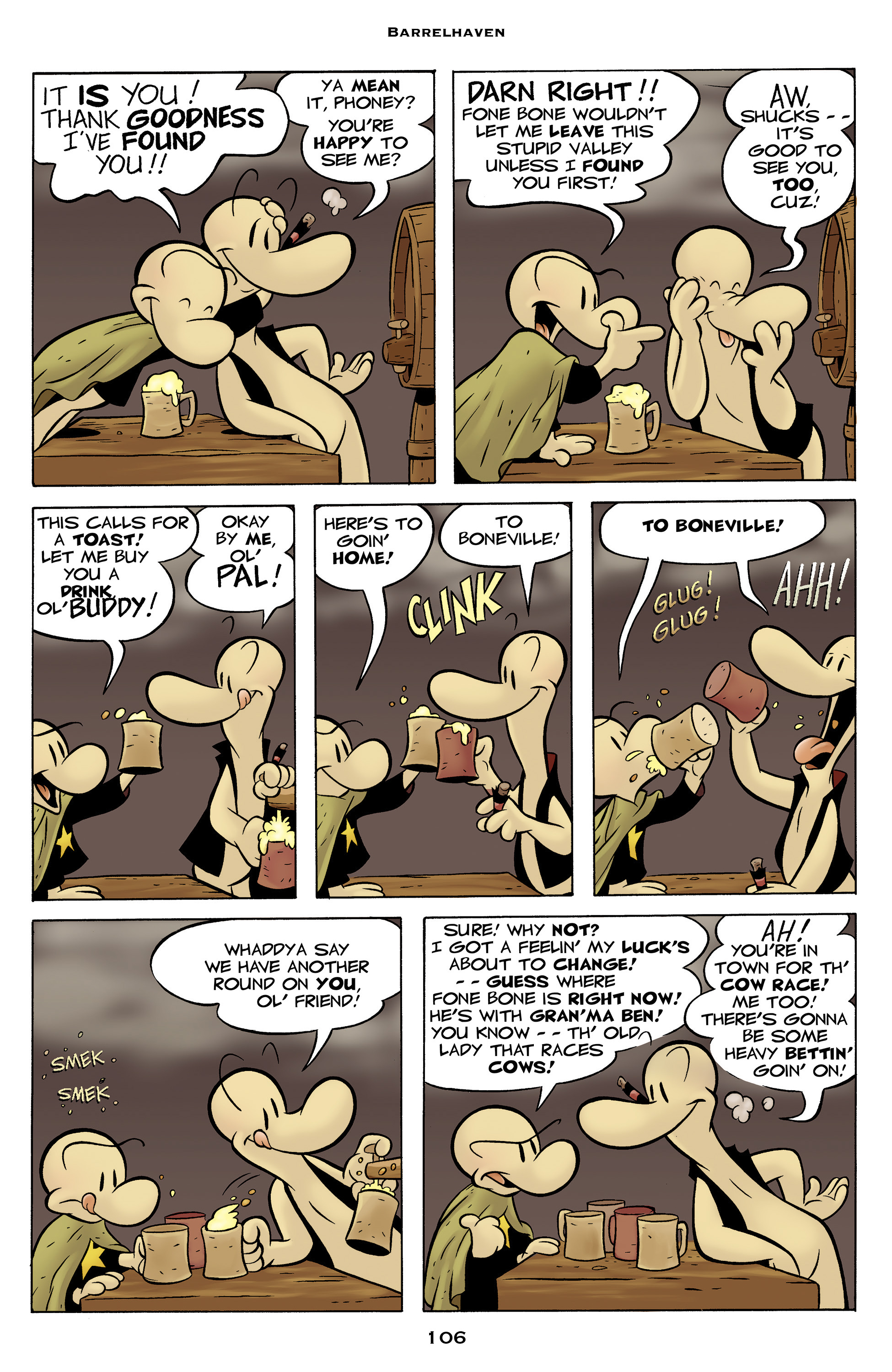 Read online Bone: Out From Boneville comic -  Issue # TPB - 106