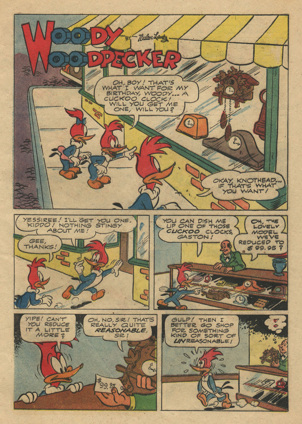 Read online Walter Lantz Woody Woodpecker (1952) comic -  Issue #25 - 29