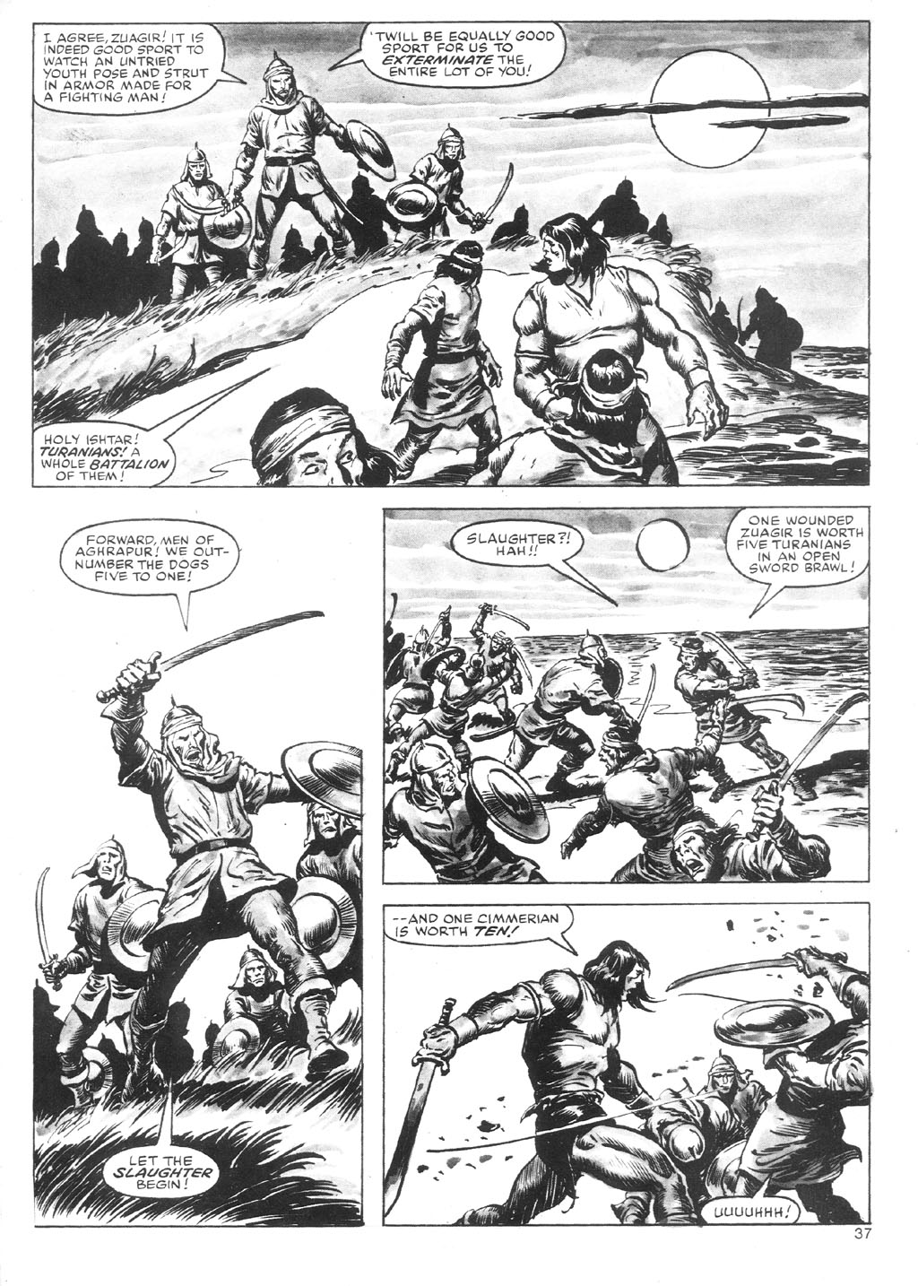 Read online The Savage Sword Of Conan comic -  Issue #87 - 37