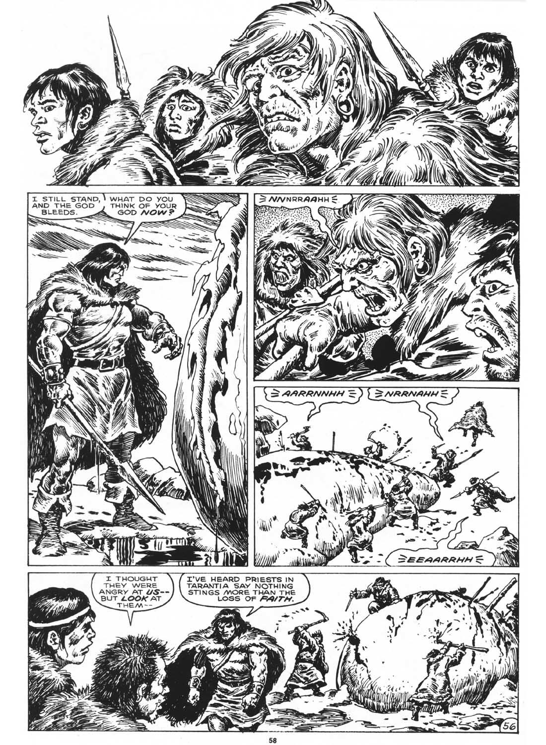 Read online The Savage Sword Of Conan comic -  Issue #168 - 58