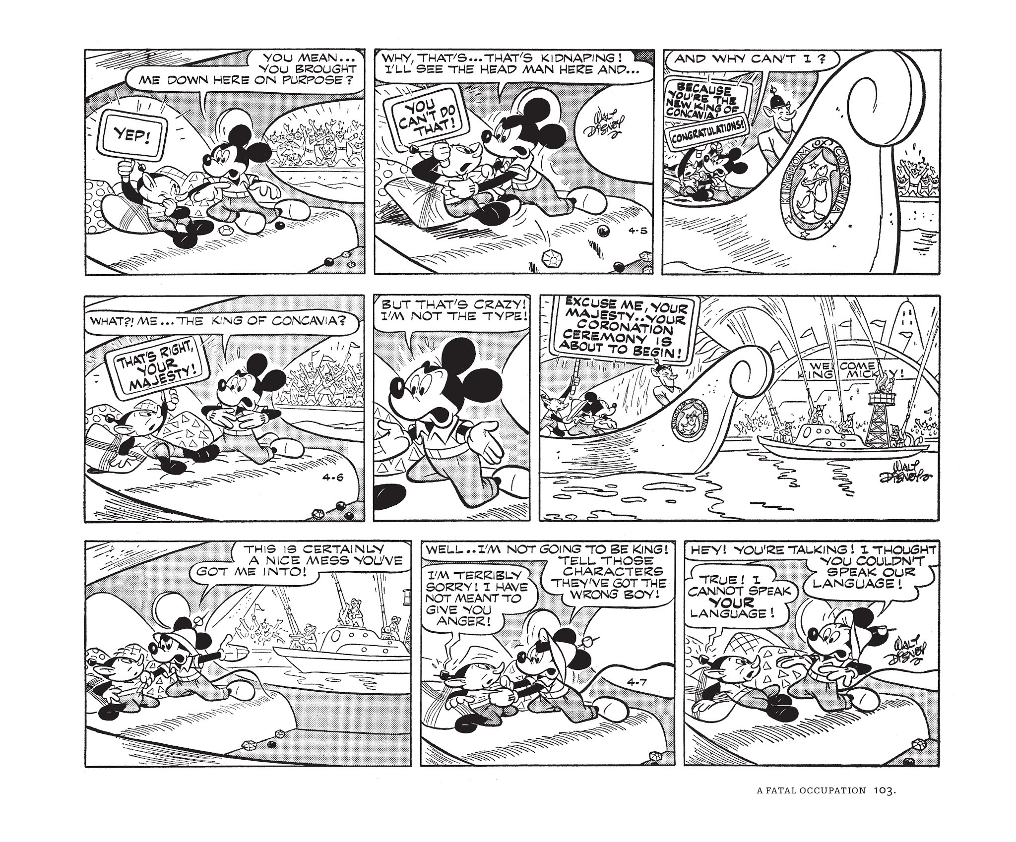 Read online Walt Disney's Mickey Mouse by Floyd Gottfredson comic -  Issue # TPB 12 (Part 2) - 3