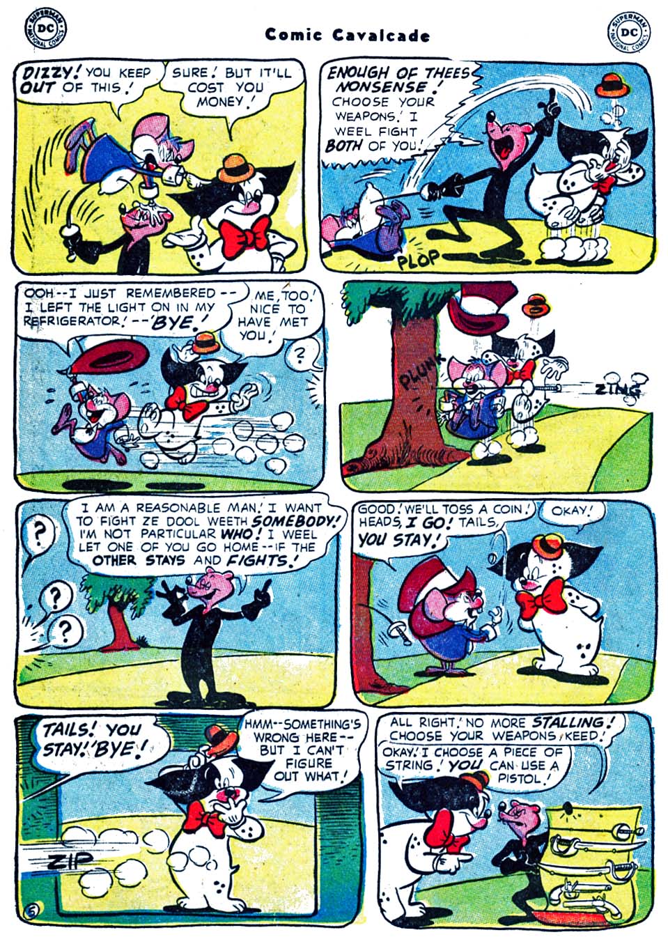 Read online Comic Cavalcade comic -  Issue #63 - 20