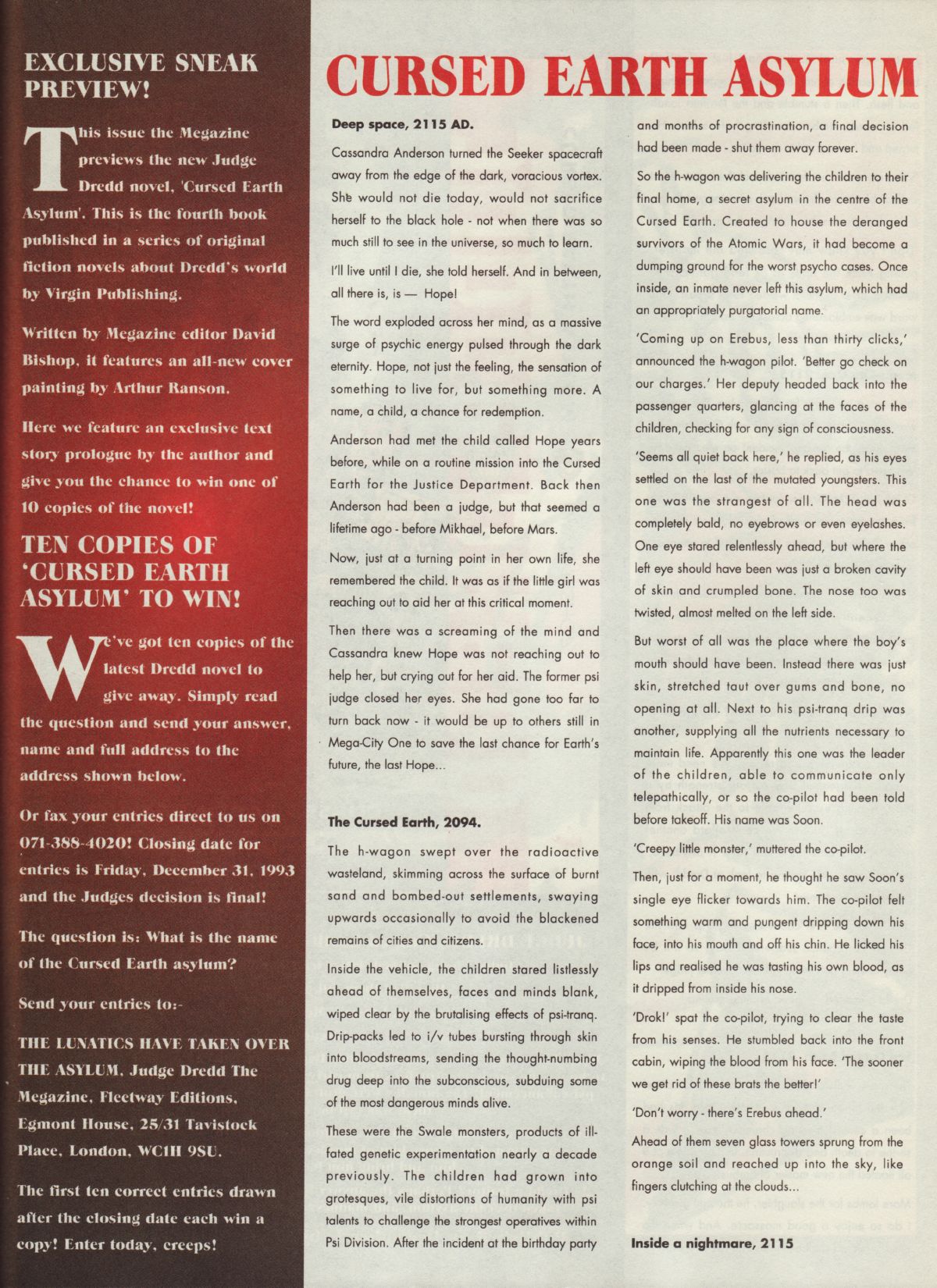 Read online Judge Dredd: The Megazine (vol. 2) comic -  Issue #43 - 23
