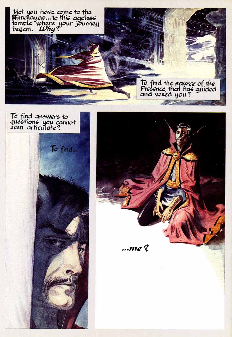 Read online Marvel Graphic Novel comic -  Issue #23 - Dr. Strange Into Shamballa - 59