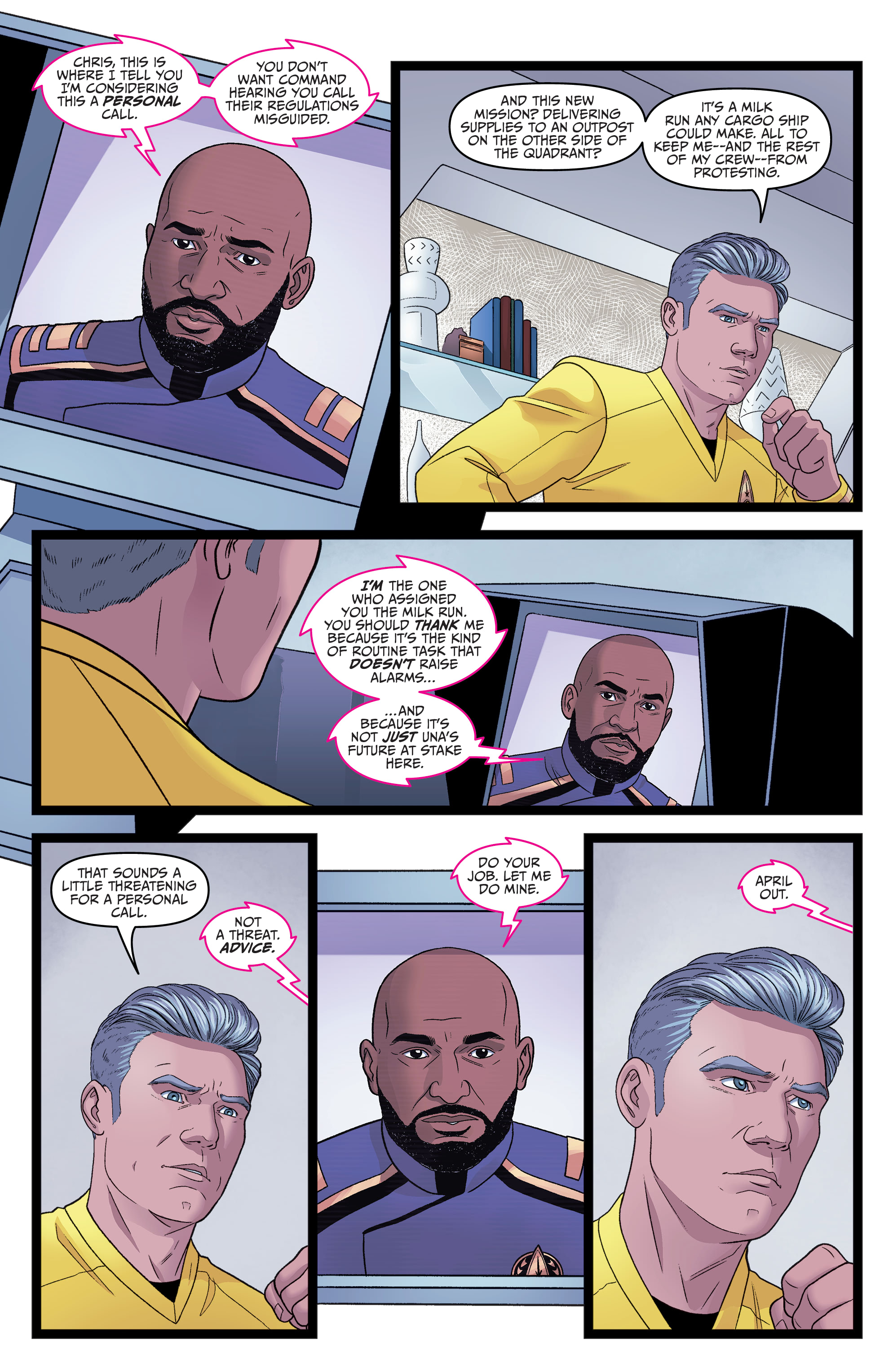 Read online Star Trek: Strange New Worlds - The Illyrian Enigma comic -  Issue #1 - 5