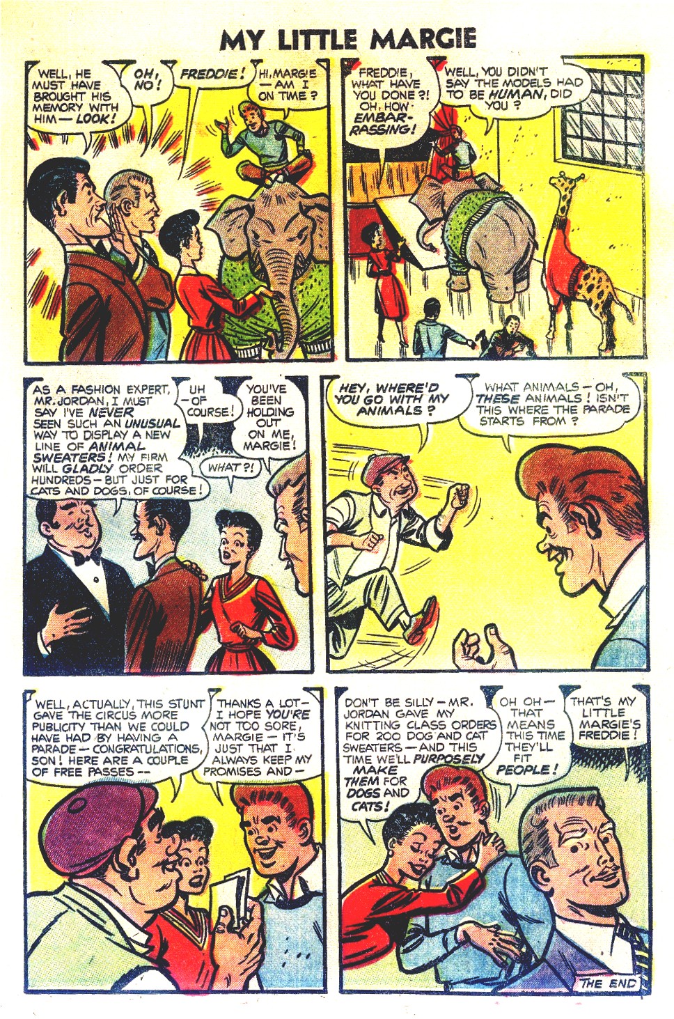 Read online My Little Margie (1954) comic -  Issue #8 - 23