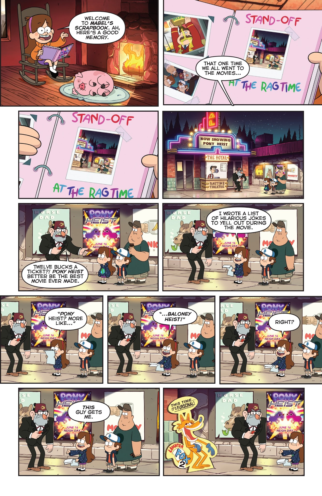 Read online Disney Gravity Falls Shorts Cinestory Comic comic -  Issue #4 - 21