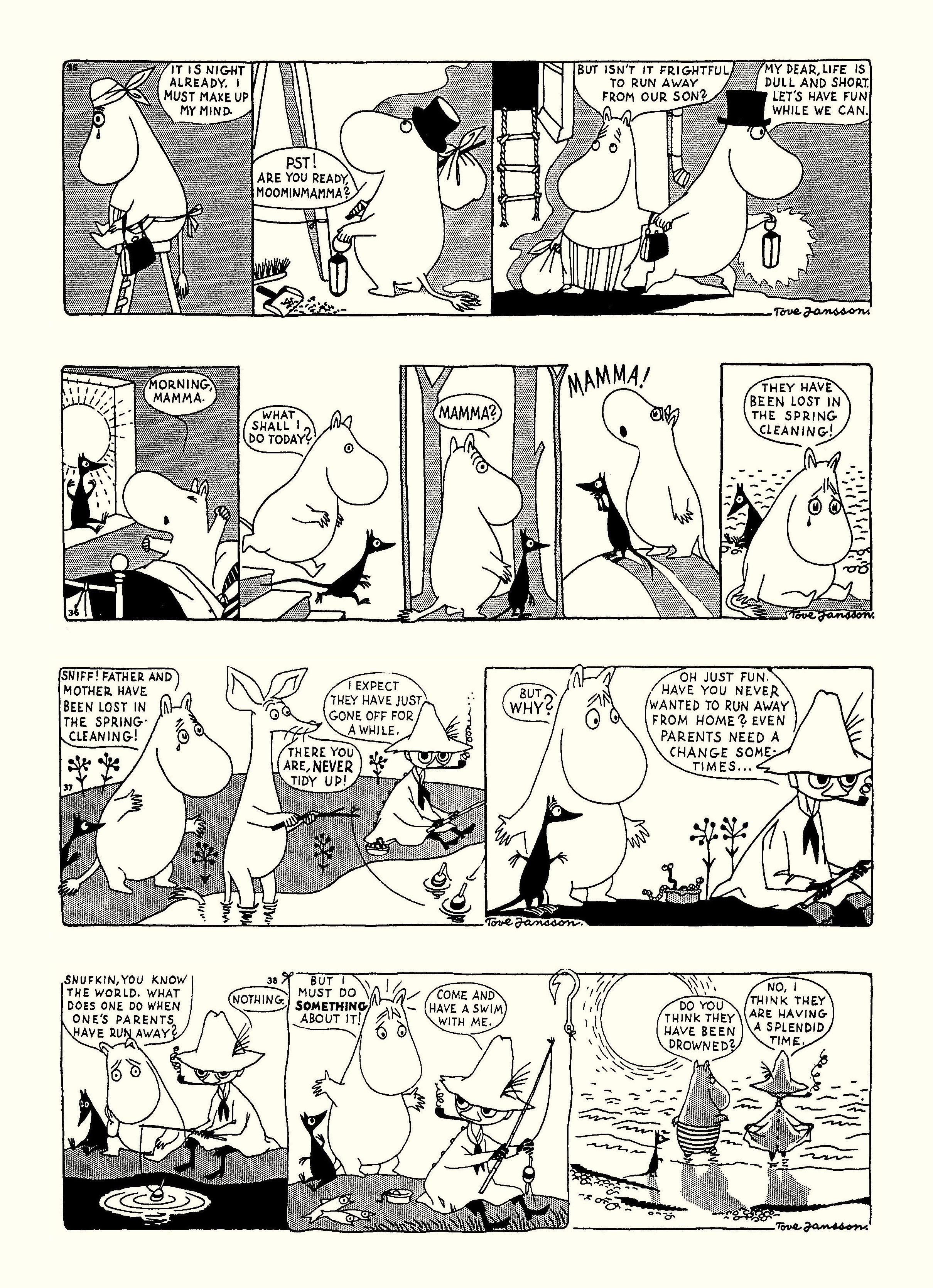 Read online Moomin: The Complete Tove Jansson Comic Strip comic -  Issue # TPB 1 - 39