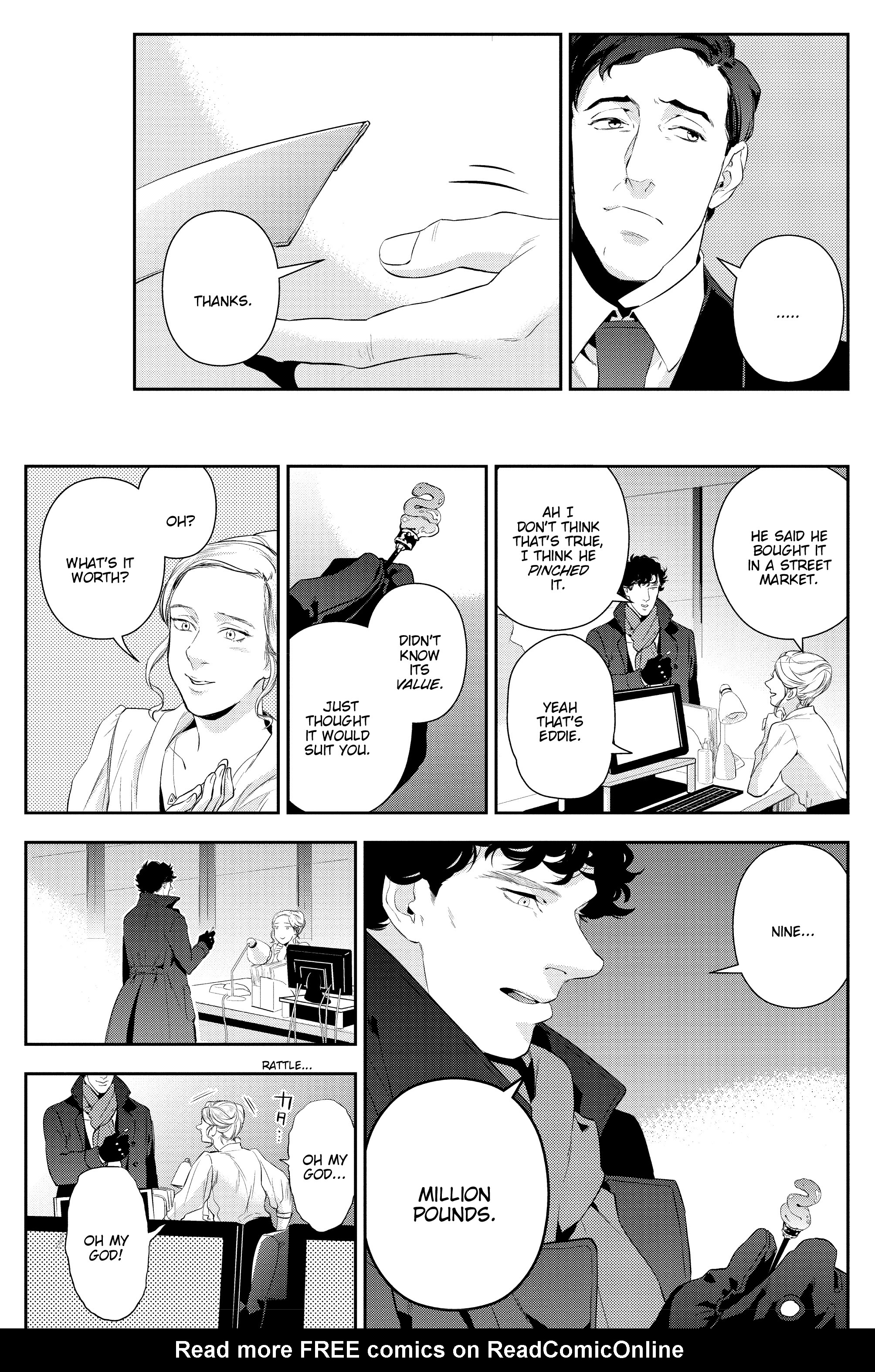 Read online Sherlock: The Blind Banker comic -  Issue #6 - 21